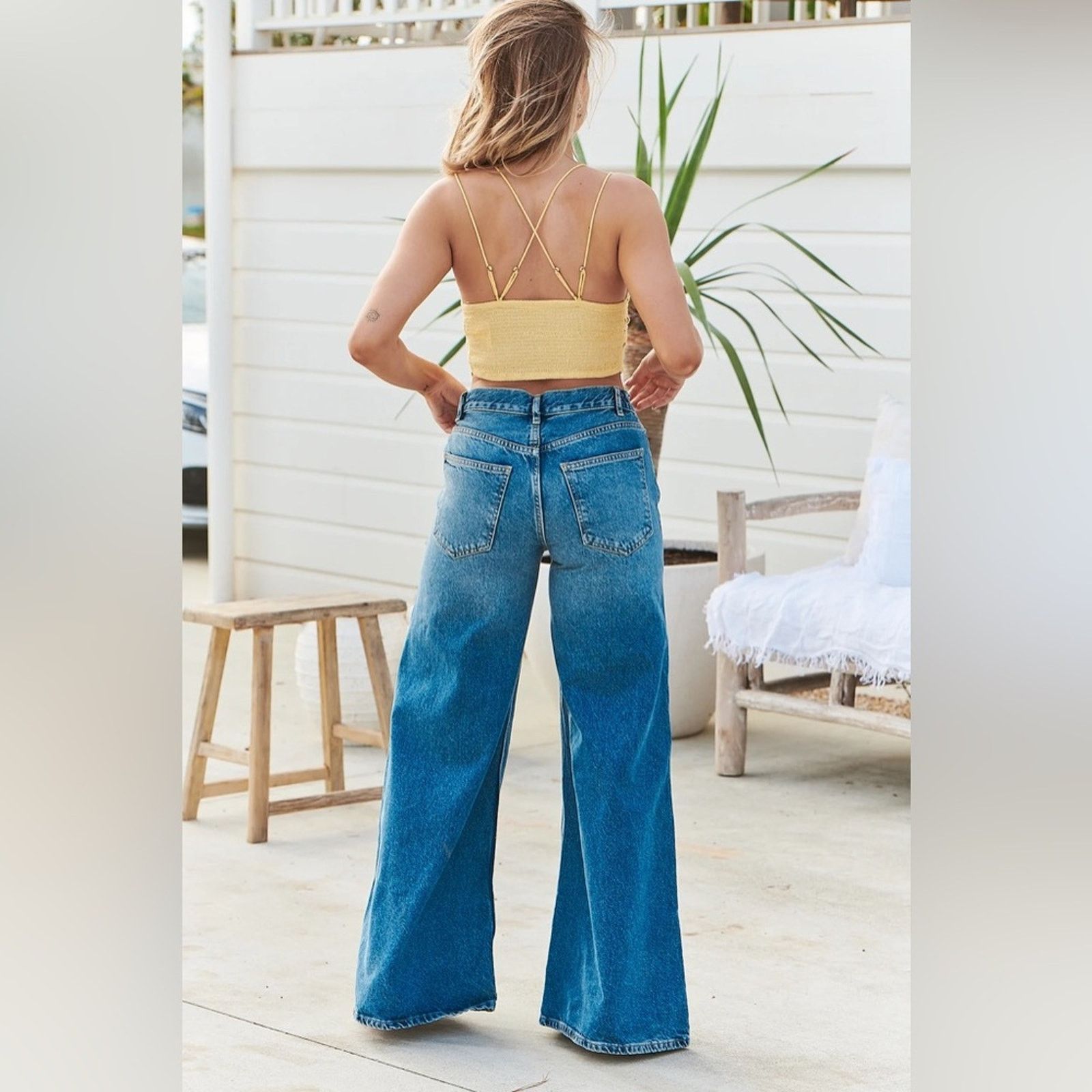 Free People 🎉LAST PIECE🎉FREE PEOPLE Lovefool Low Rise Jeans‎ Size 31" - 14 Thumbnail