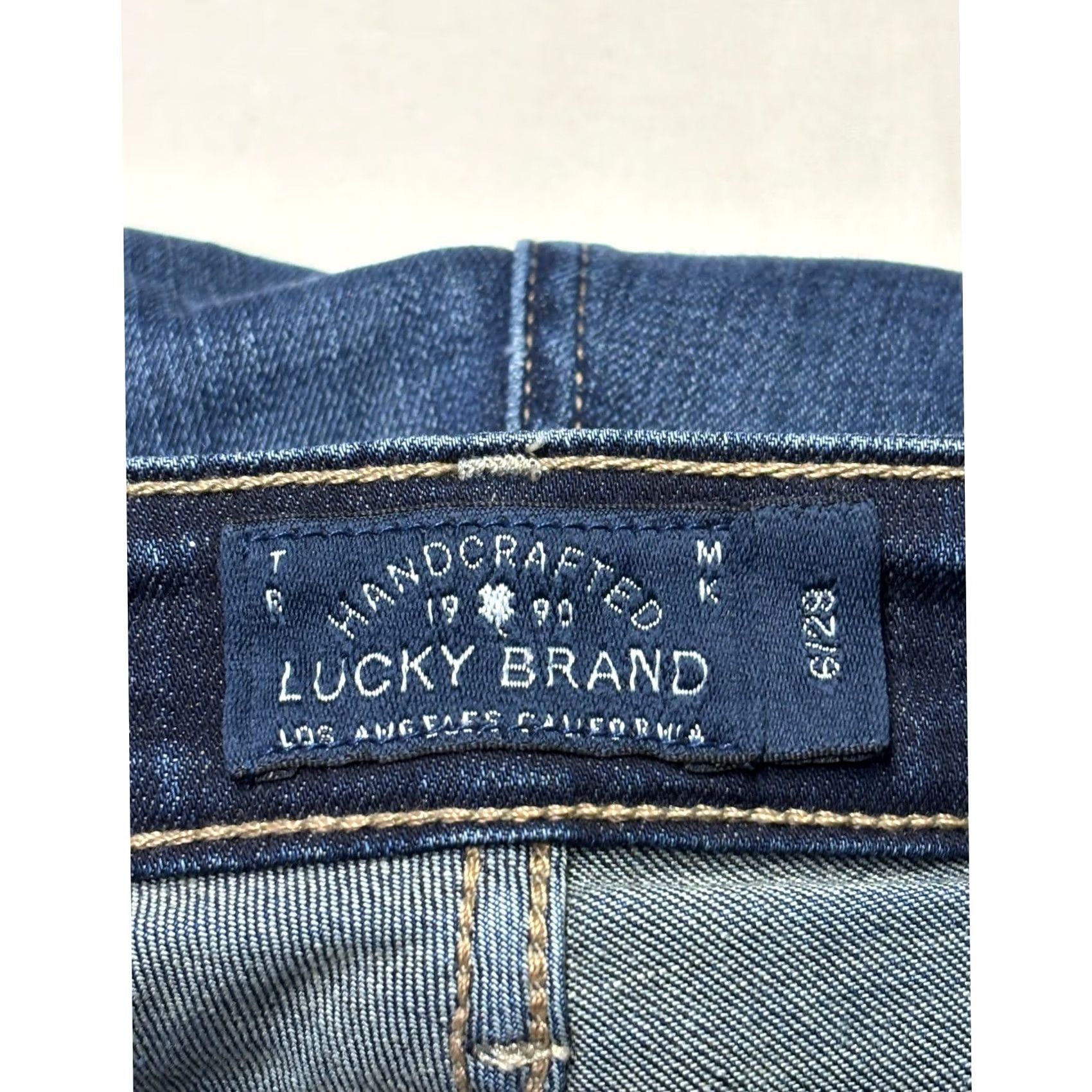 Lucky Brand Lucky Brand Lolita Capri Jeans Hobart Dark Wash Denim Size W32xL27 Women Cotton Blend 5-Pocket Stretch Crop Size 28" / US 6 / IT 42 - 5 Thumbnail