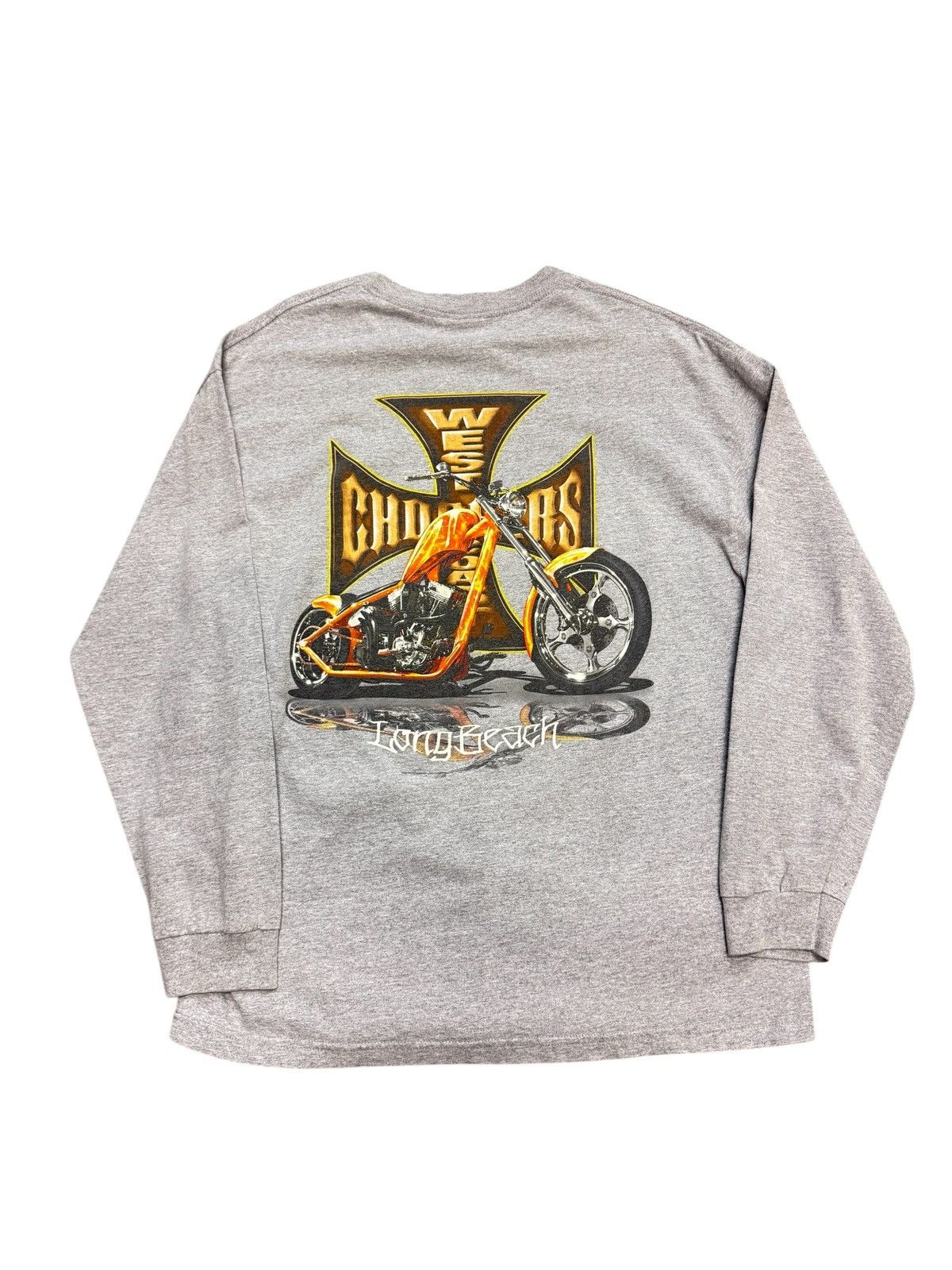 West Coast Choppers Vintage West Coast Choppers Long Sleeve Size US XL / EU 56 / 4 - 2 Thumbnail