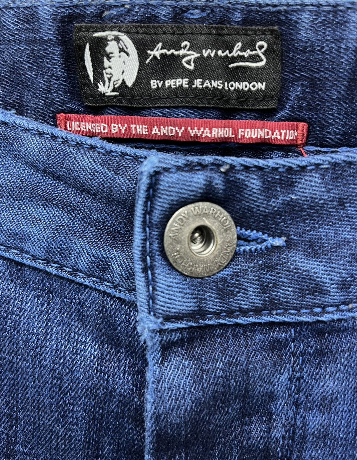 Andy Warhol 🔫 ANDY WARHOL Art Gun 1981 x "Giant Size" By PEPE JEANS Size US 31 - 6 Thumbnail
