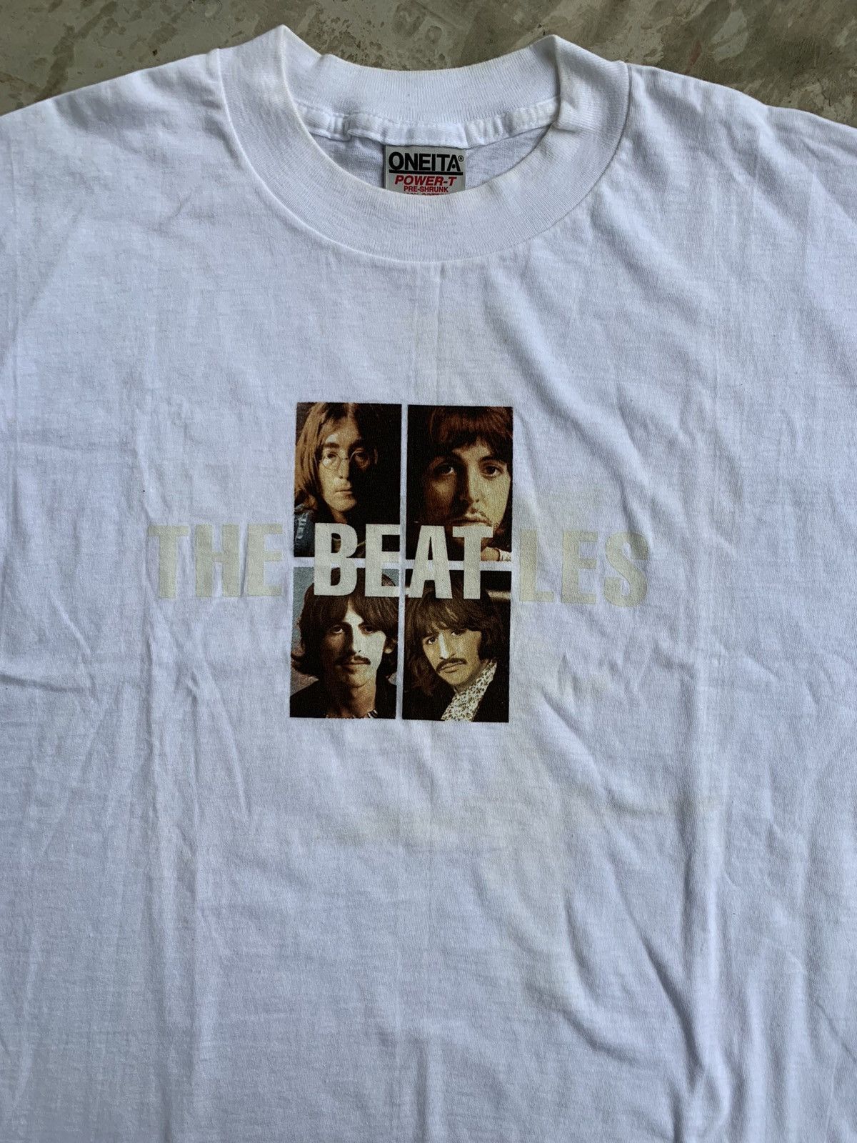 Band Tees × Vintage VINTAGE 90s THE BEATLES WHITE ALBUM T- SHIRT Size US L / EU 52-54 / 3 - 3 Thumbnail