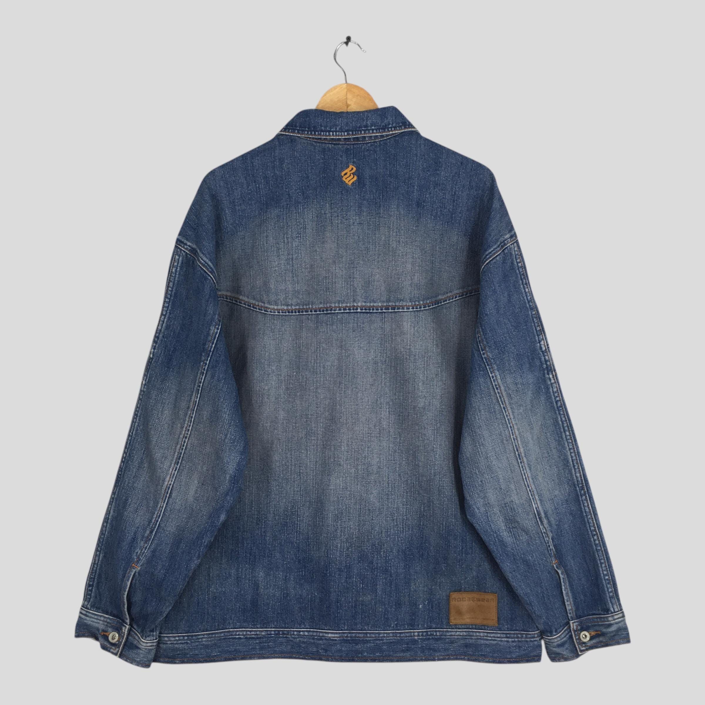 Rocawear Vintage 1990s Rocawear Workers Jeans Jacket Large Size US L / EU 52-54 / 3 - 7 Thumbnail