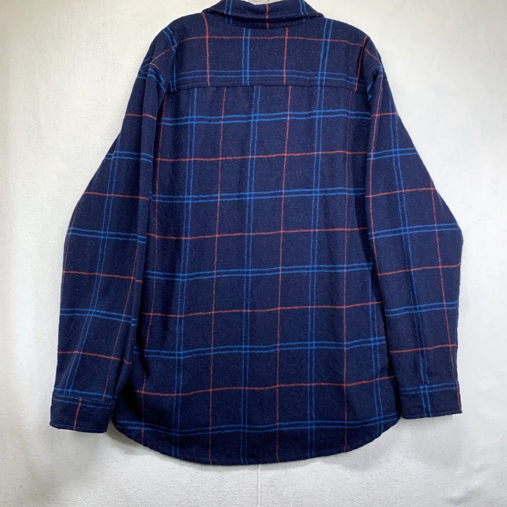 Club Room Club Room Shirt Men L Blue Plaid Flannel Wool Blend Button-Up Long Sleeve Casual Workwear 80s 90s Grunge Outdoor EUC Size US L / EU 52-54 / 3 - 3 Thumbnail