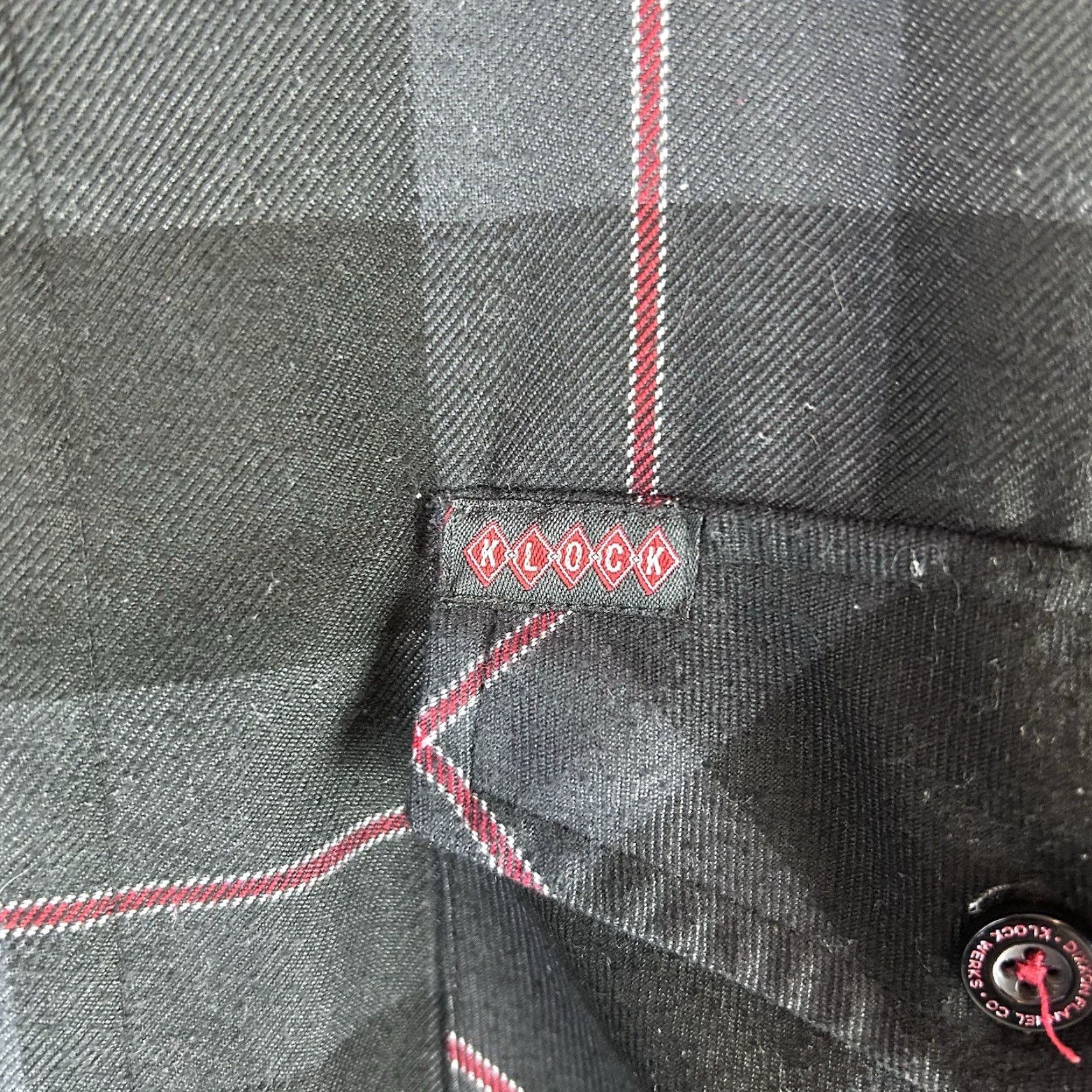 Vintage Dixxon Flannel Shirt The Klock Werks Mens 3X Gray Plaid Button Down Shirt Size US XXL / EU 58 / 5 - 5 Thumbnail