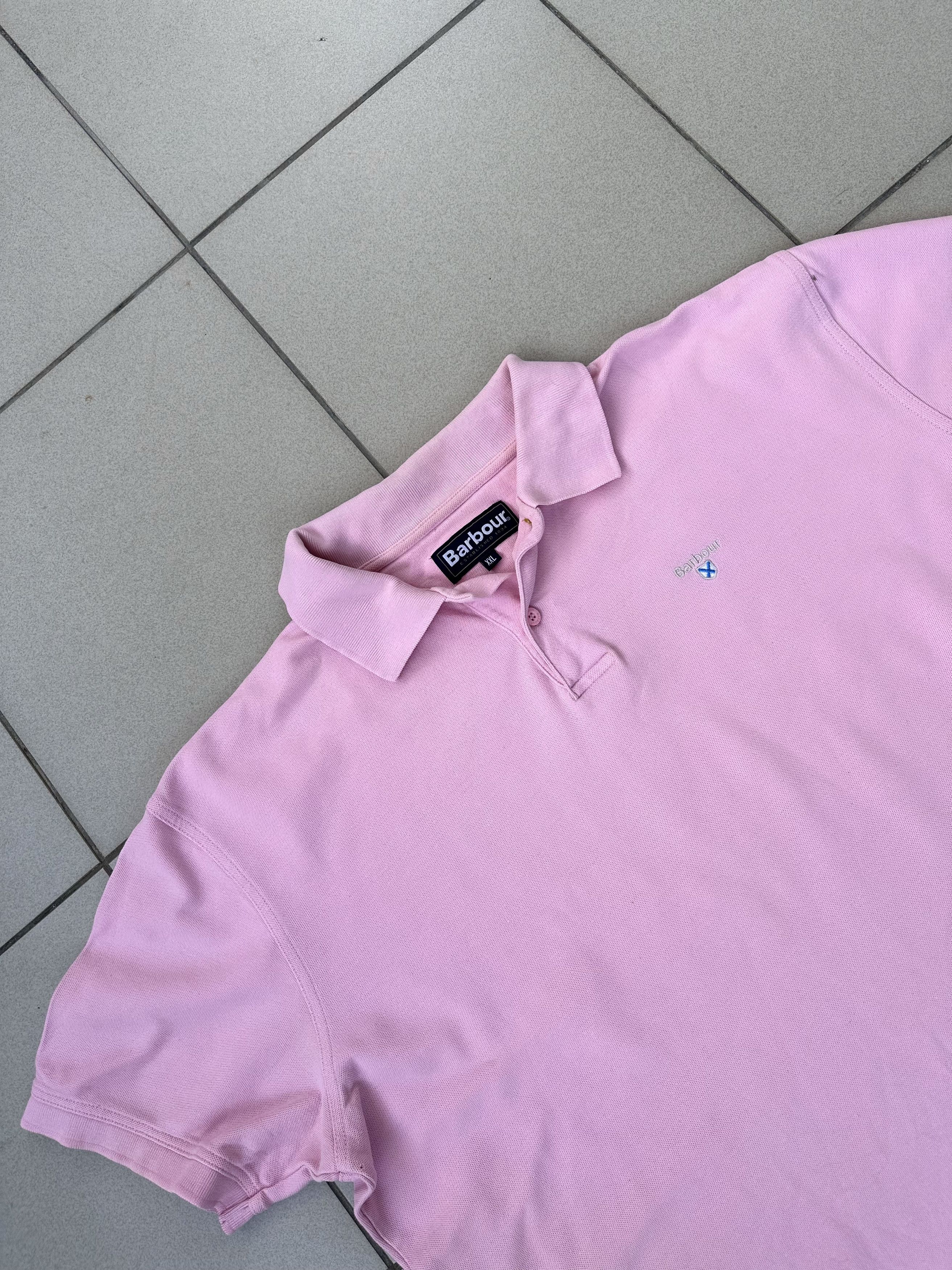 Barbour Barbour dusty pink polo casual tee Size US XL / EU 56 / 4 - 3 Thumbnail