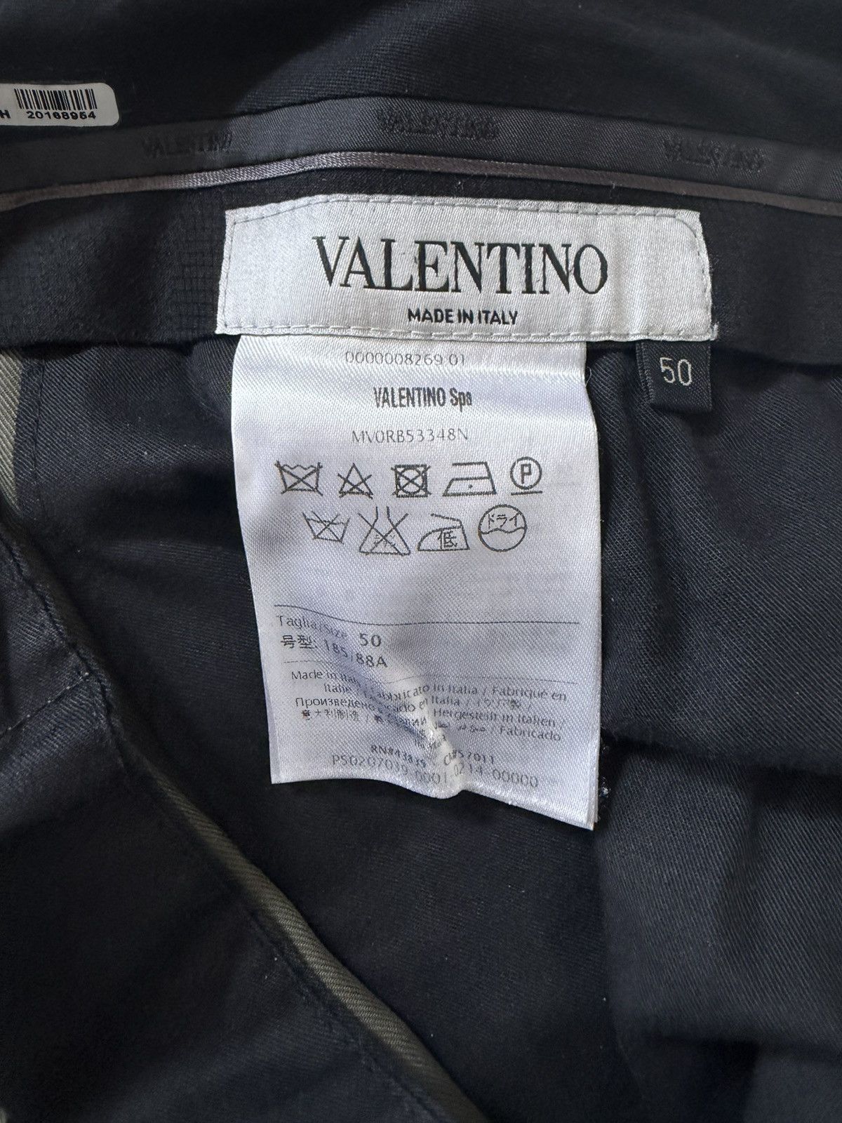 Valentino Valentino slim fit cotton twill trousers Size US 34 / EU 50 - 3 Thumbnail