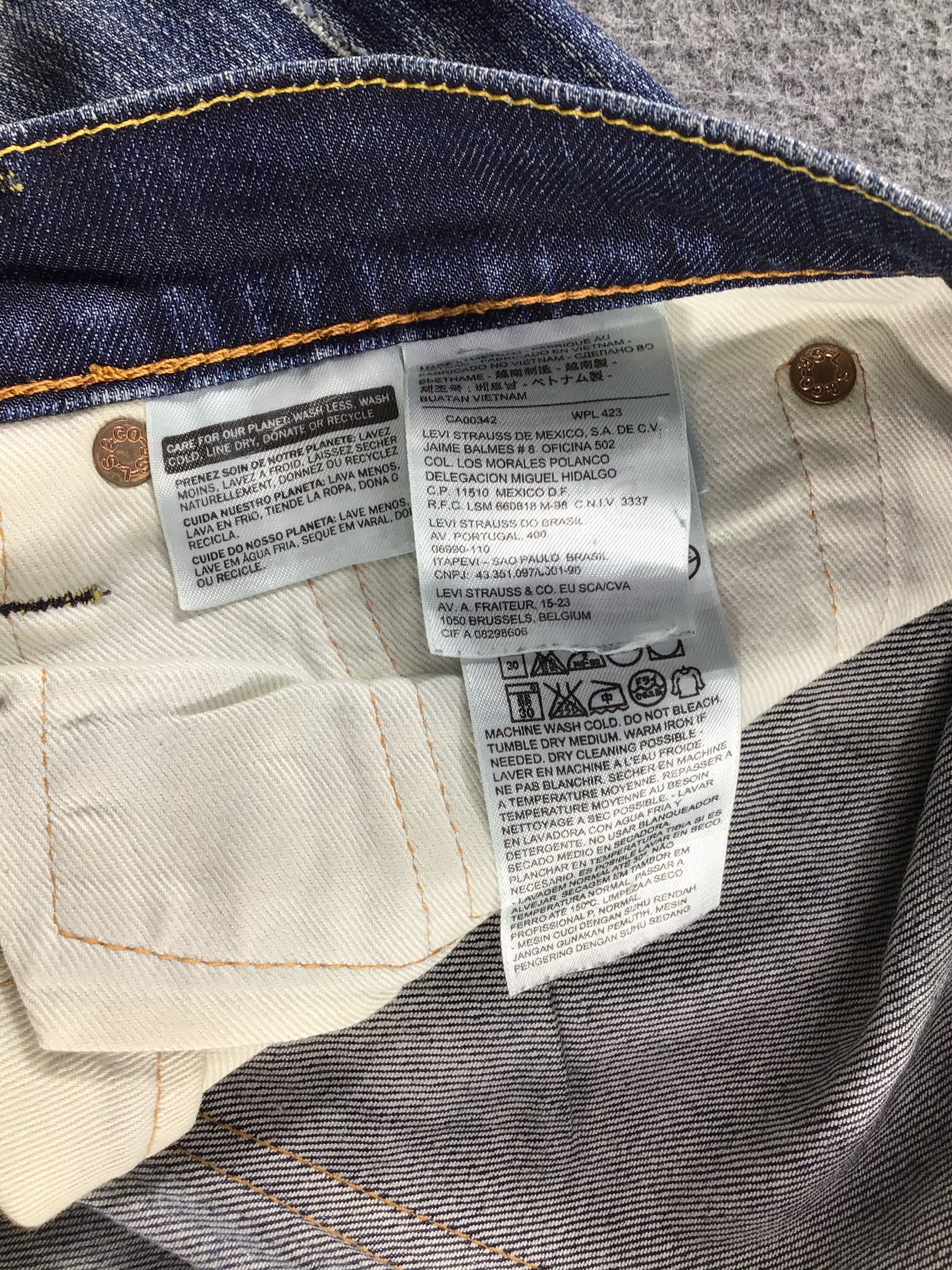 Levi's × Vintage Levis 511 Jeans-JM120 Size US 34 / EU 50 - 9 Thumbnail