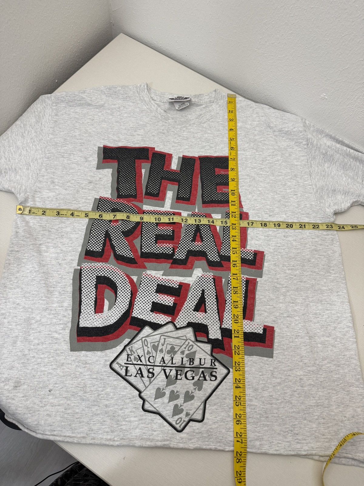 Vintage Vintage 90s The Real Deal Excalibur Las Vegas Tshirt XL USA Size US XL / EU 56 / 4 - 6 Thumbnail
