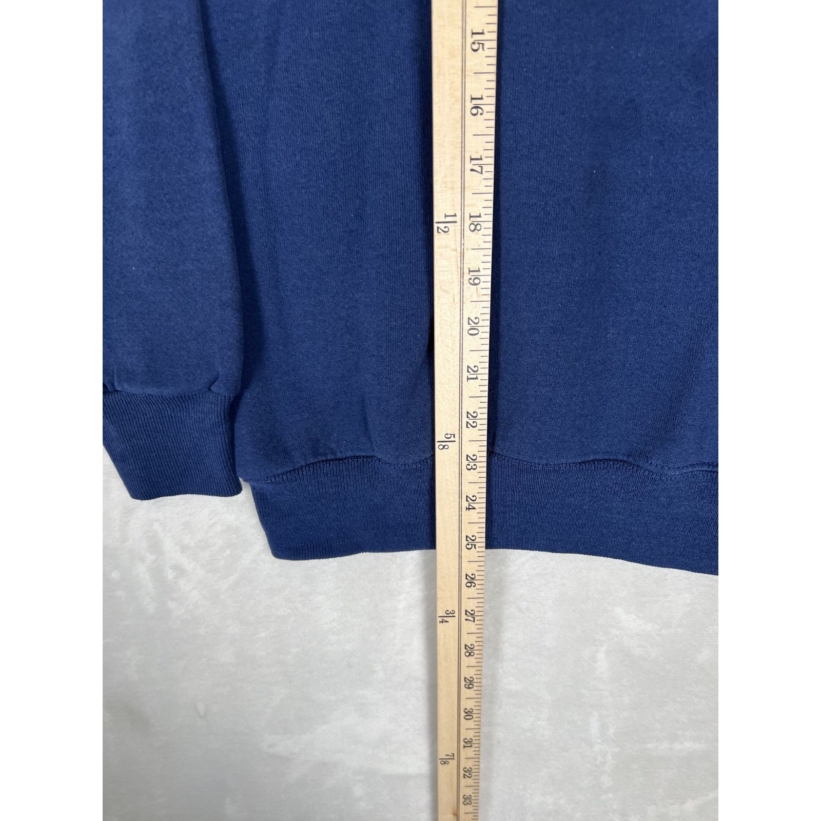 Lee Vintage Lee Sturdy Sweats Heavy Weight Blue Blank Crewneck Size US L / EU 52-54 / 3 - 7 Thumbnail