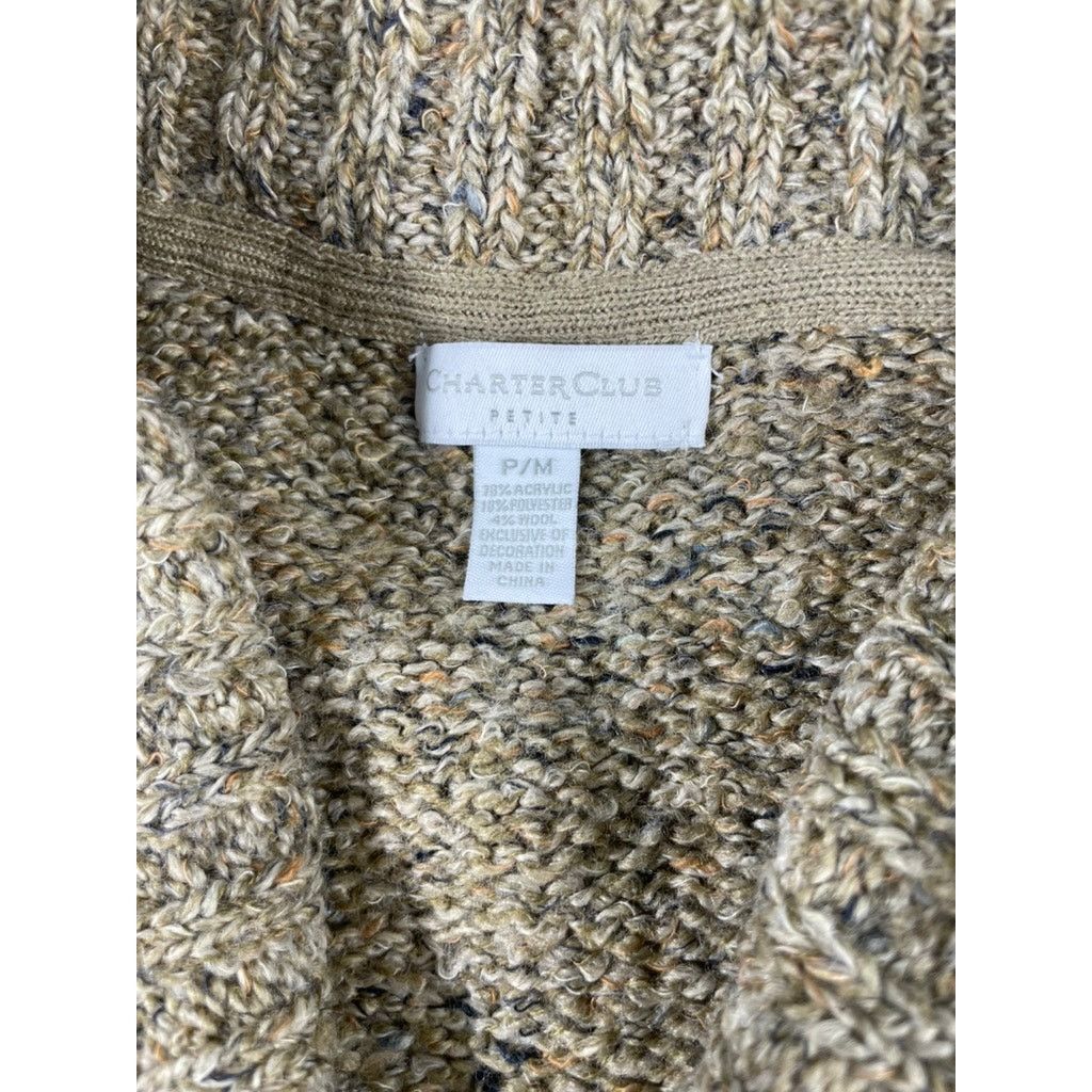 Other Charter Club Petite Sweater Speckled Knit Pullover Size M / US 6-8 / IT 42-44 - 2 Thumbnail