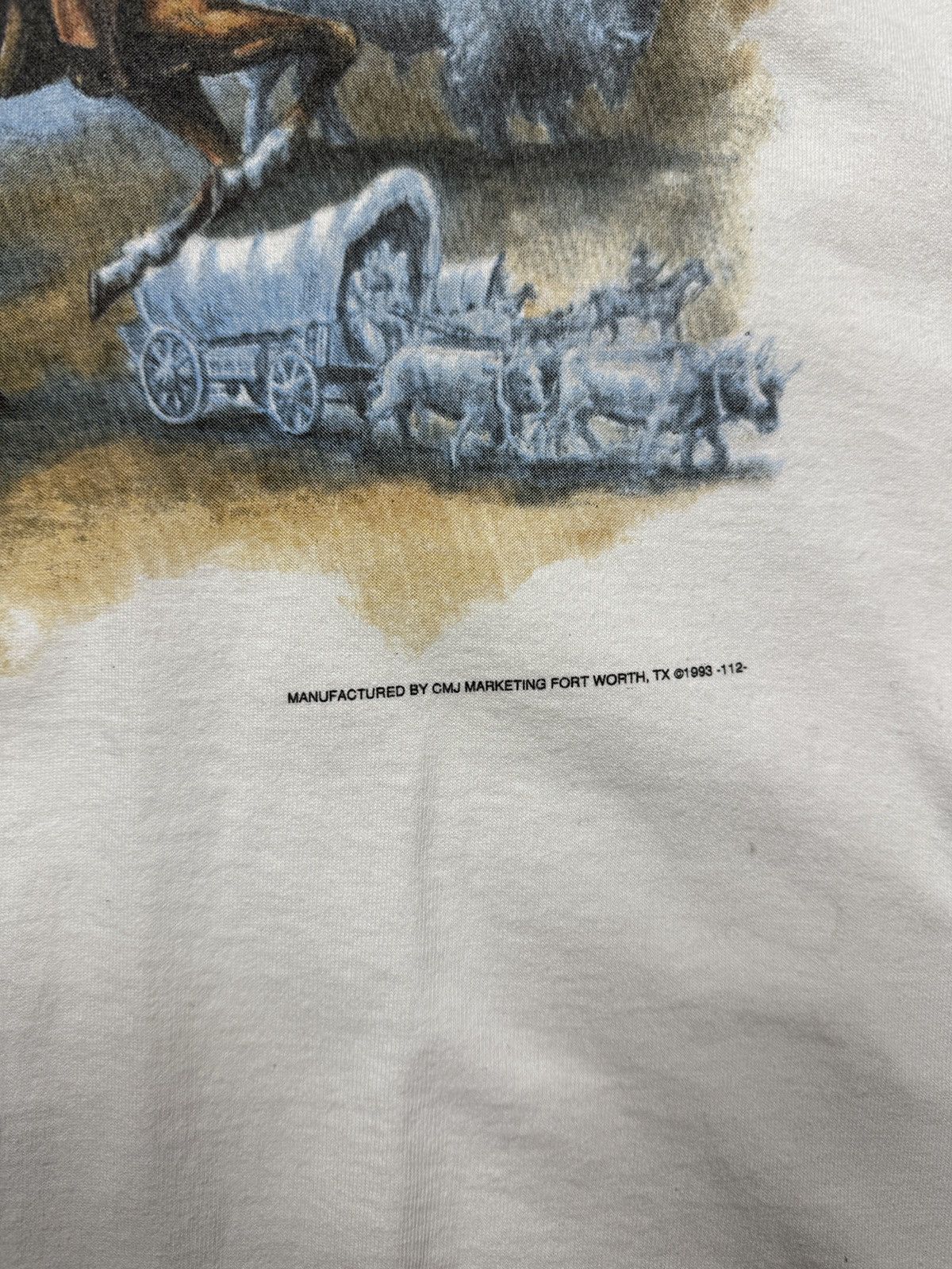 Other Vintage 1993 Western Graphic Tee Cowboy & Steam Train USA Size US M / EU 48-50 / 2 - 4 Thumbnail