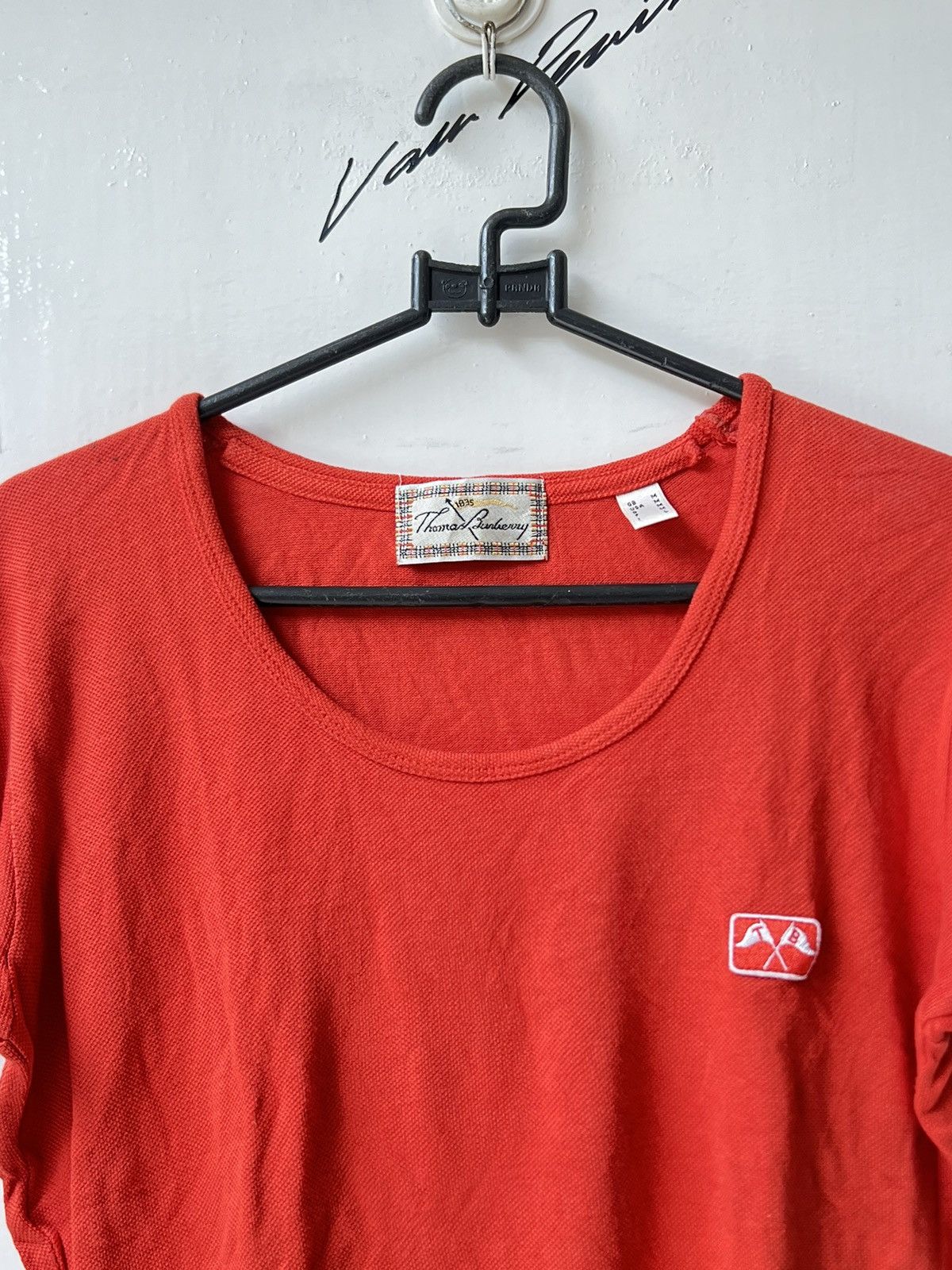 Burberry THOMAS BURBERRY Red T-shirt Size US XS / EU 42 / 0 - 11 Thumbnail