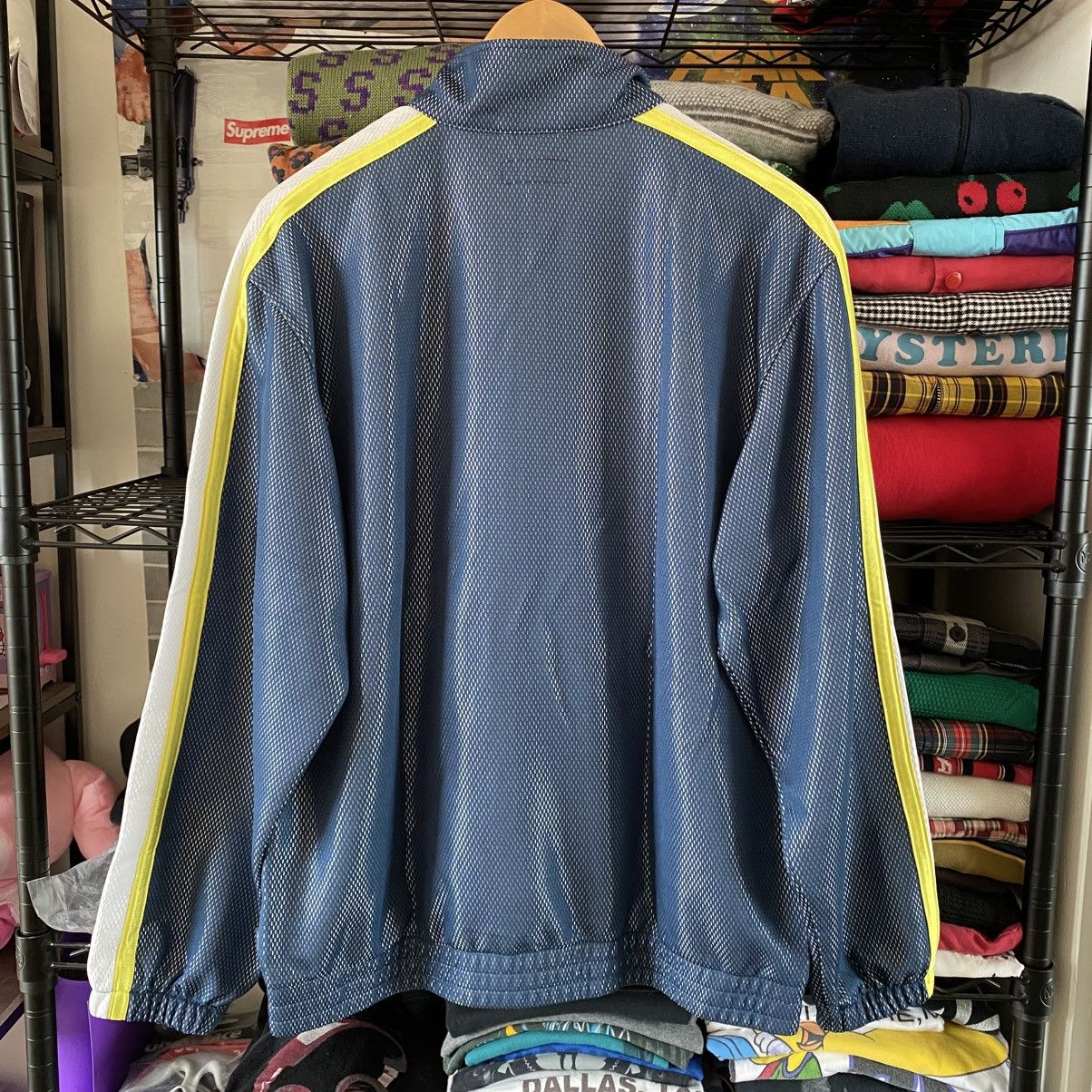 Supreme Supreme Bonded Mesh Track Jacket Navy 2018 Grunge Punk Y2K Size US L / EU 52-54 / 3 - 6 Thumbnail