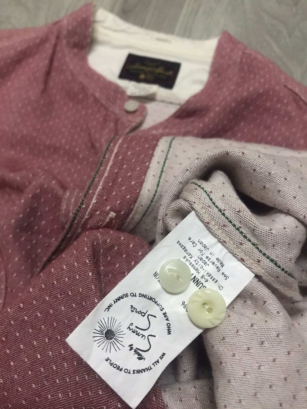 Japanese Brand × Sunny Sports SUNNY CLOUD - Red Chambray Selvedge Work Shirt Size US M / EU 48-50 / 2 - 13 Thumbnail