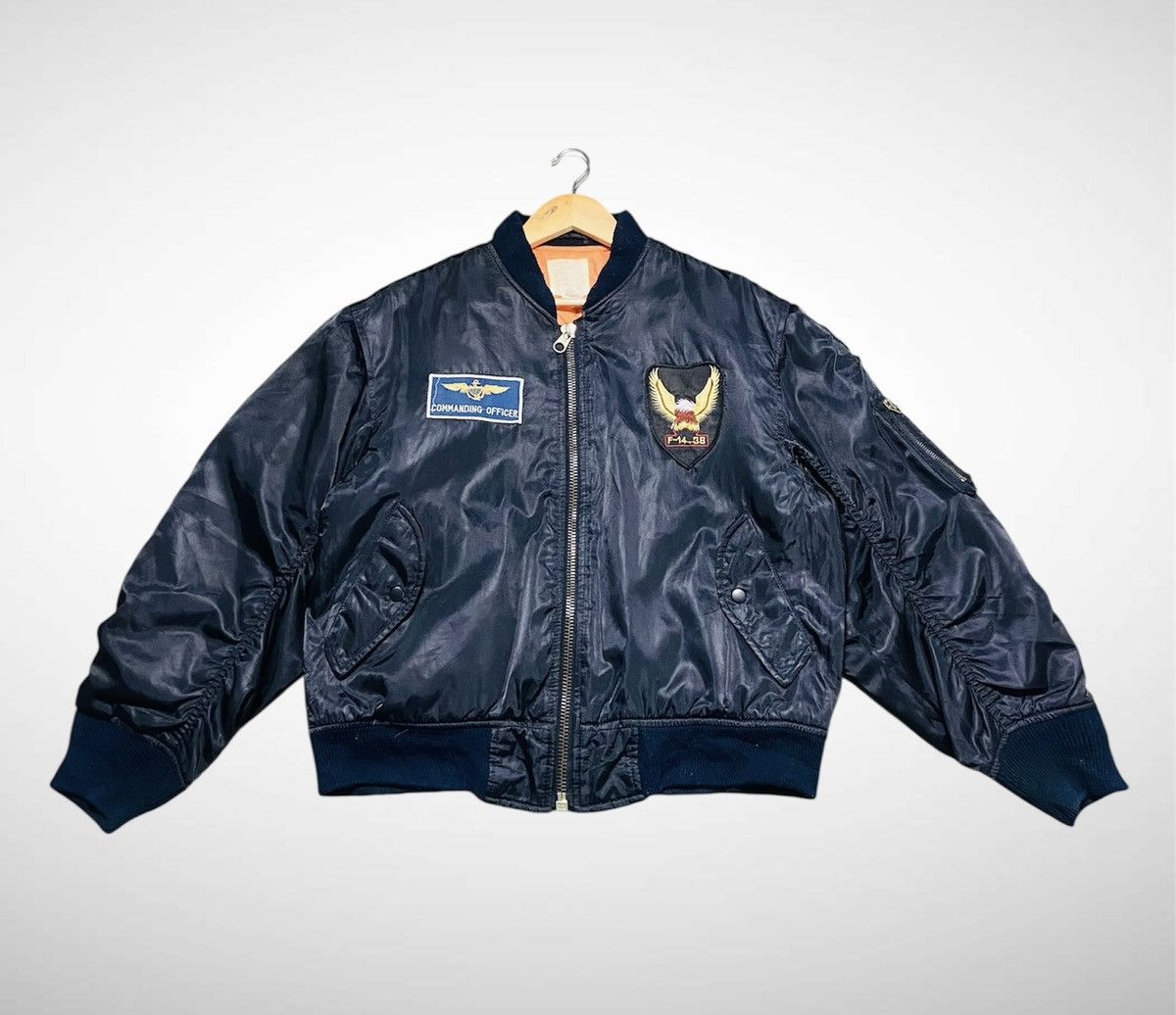 Alpha Industries Vintage Gleeman Bomber Flight Jacket Size US L / EU 52-54 / 3 - 3 Thumbnail