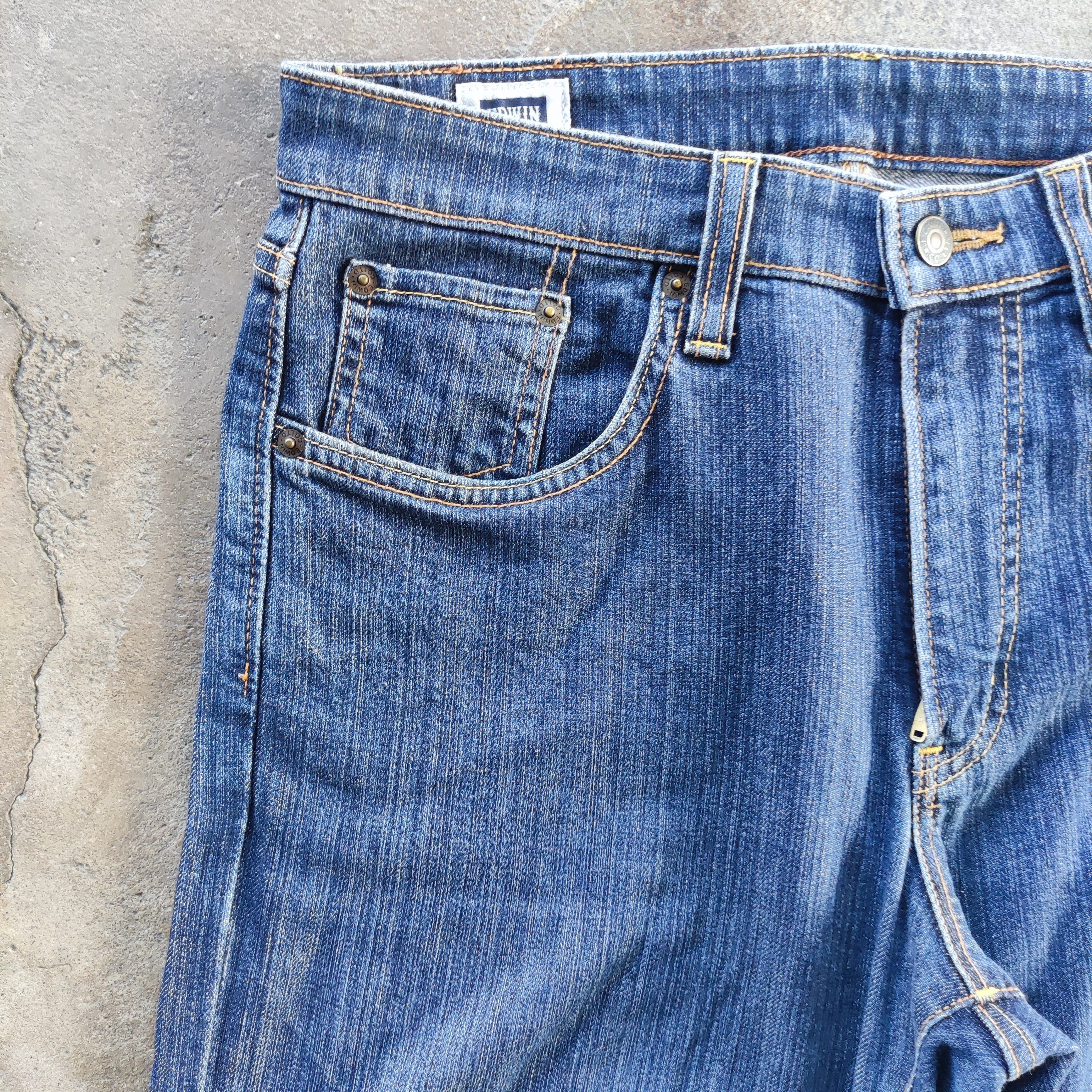 Edwin Vintage Edwin Brand Buggy Jeans Ripped Pants Size US 31 - 5 Thumbnail