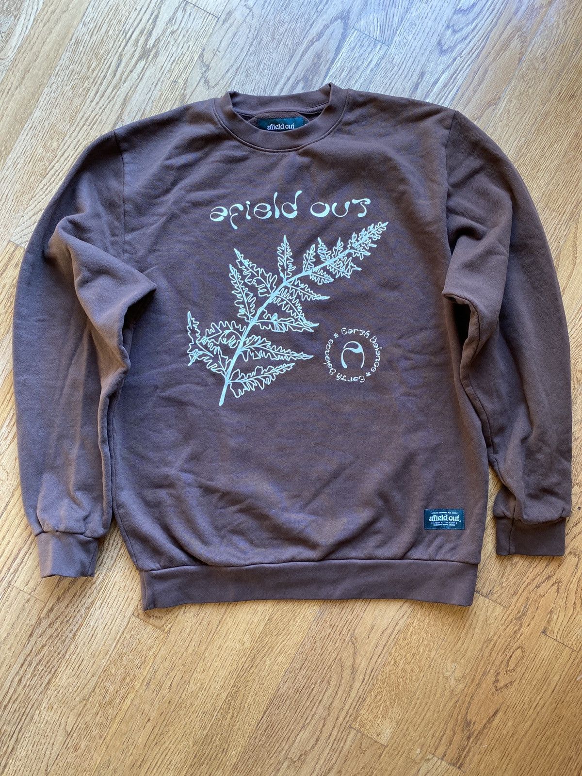 Afield Out Afield Out Brown Fern Crewneck Size US M / EU 48-50 / 2 - 1 Thumbnail