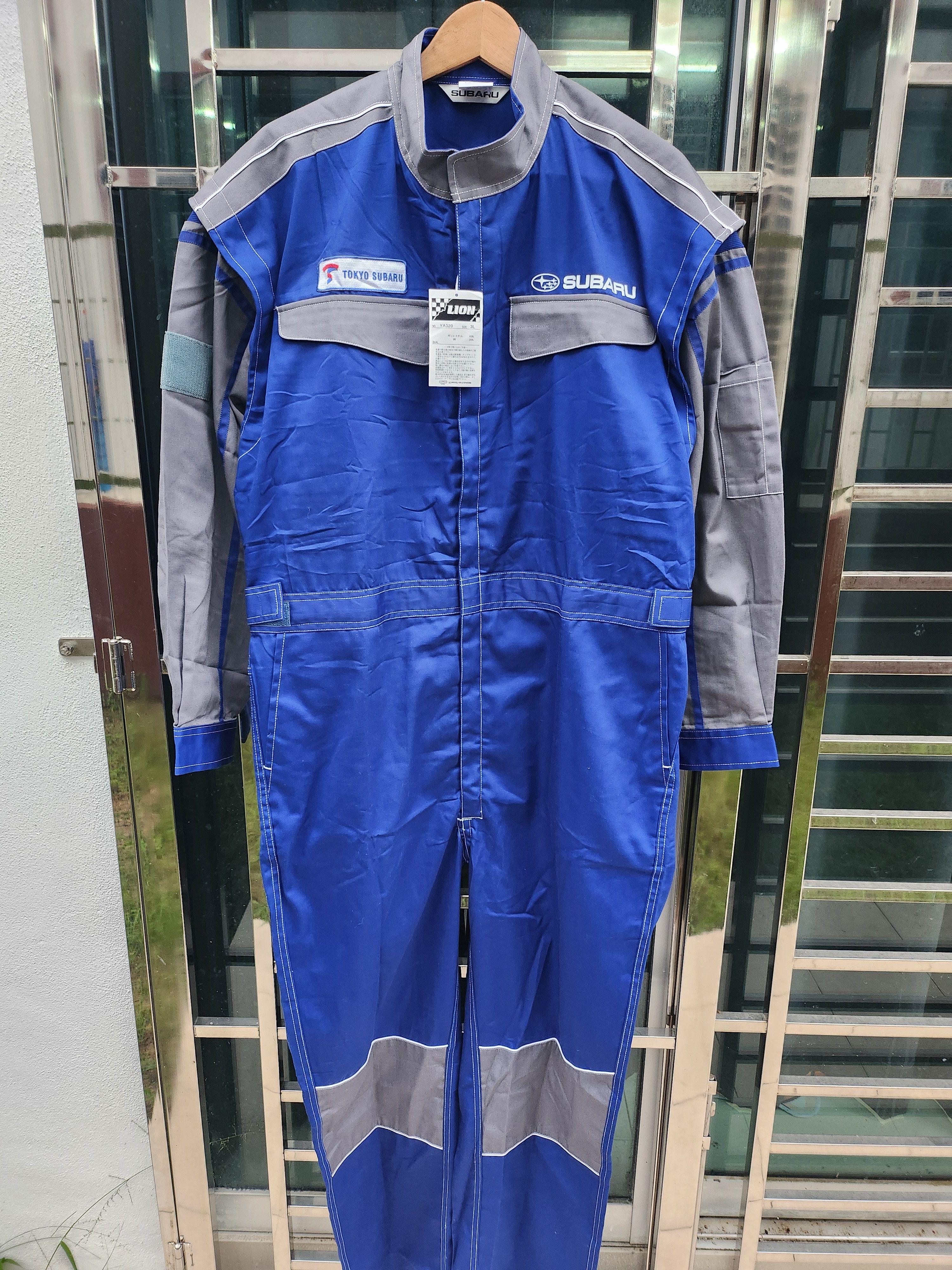 Japanese Brand 💥Fresh Subaru Racing Team Overalls Jumpsuit Size US 40 / EU 56 - 2 Thumbnail