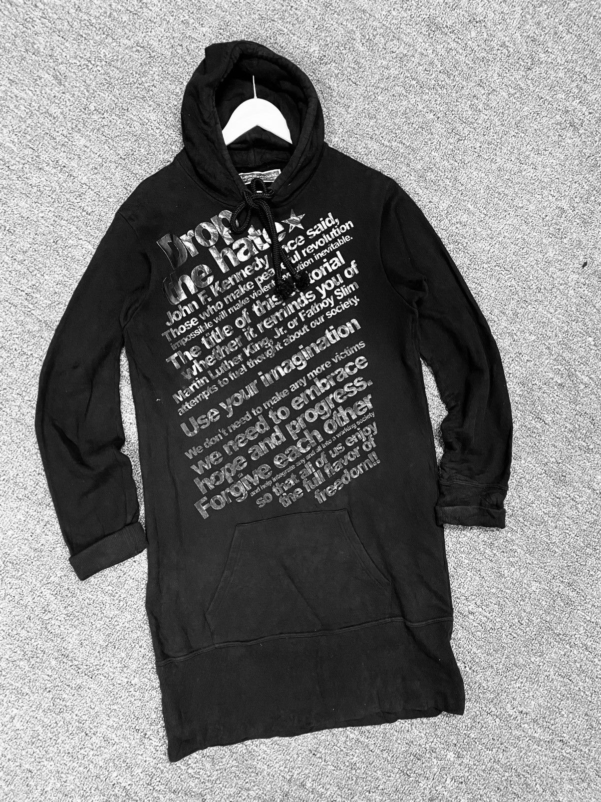 Beauty Beast Beauty Beast long hoodie sweatshirt spell out Size M / US 6-8 / IT 42-44 - 3 Thumbnail