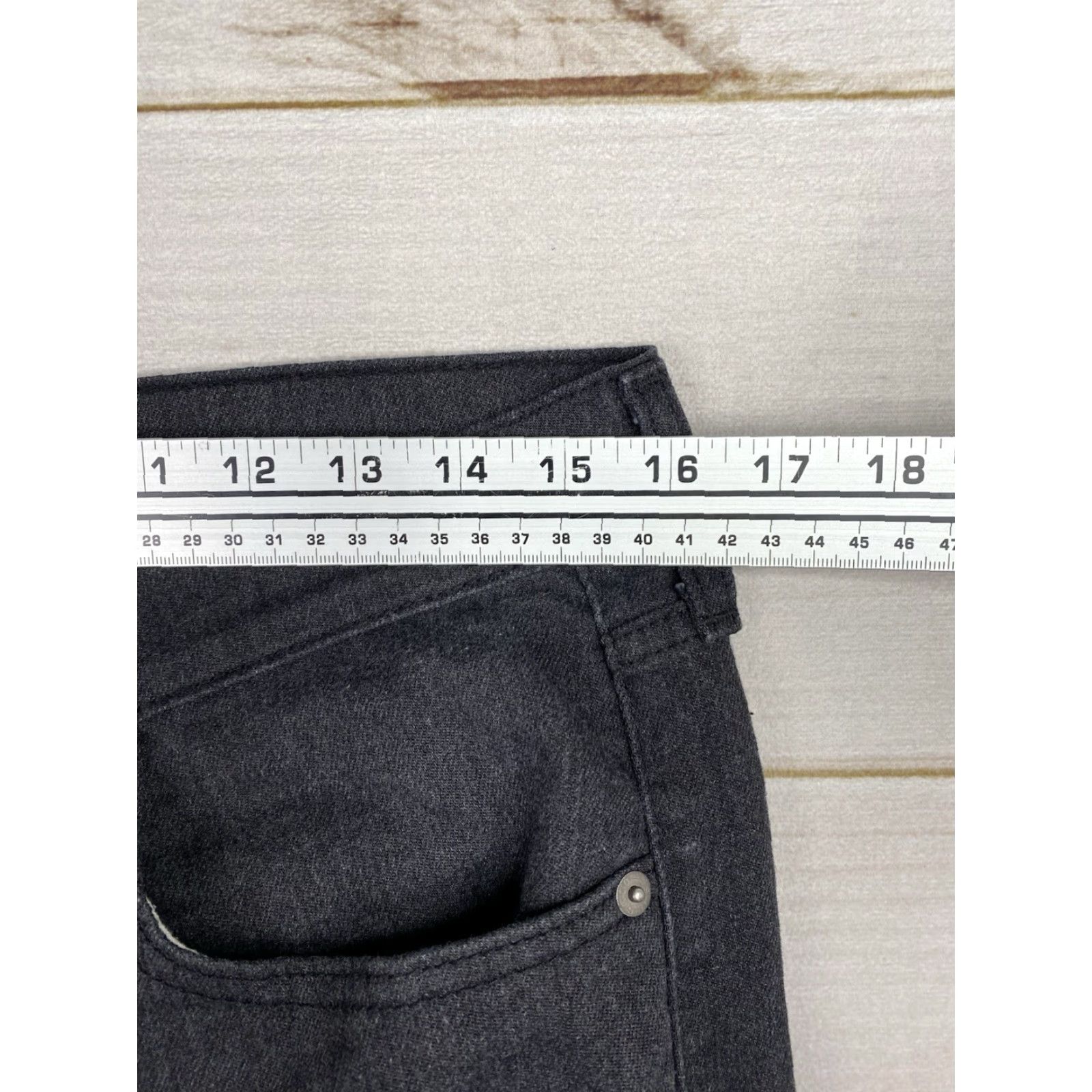 Levi's Levis 511 Jeans Mens 32x32 Faded Black Lightweight Stretch Denim White Tab Size US 32 / EU 48 - 3 Thumbnail