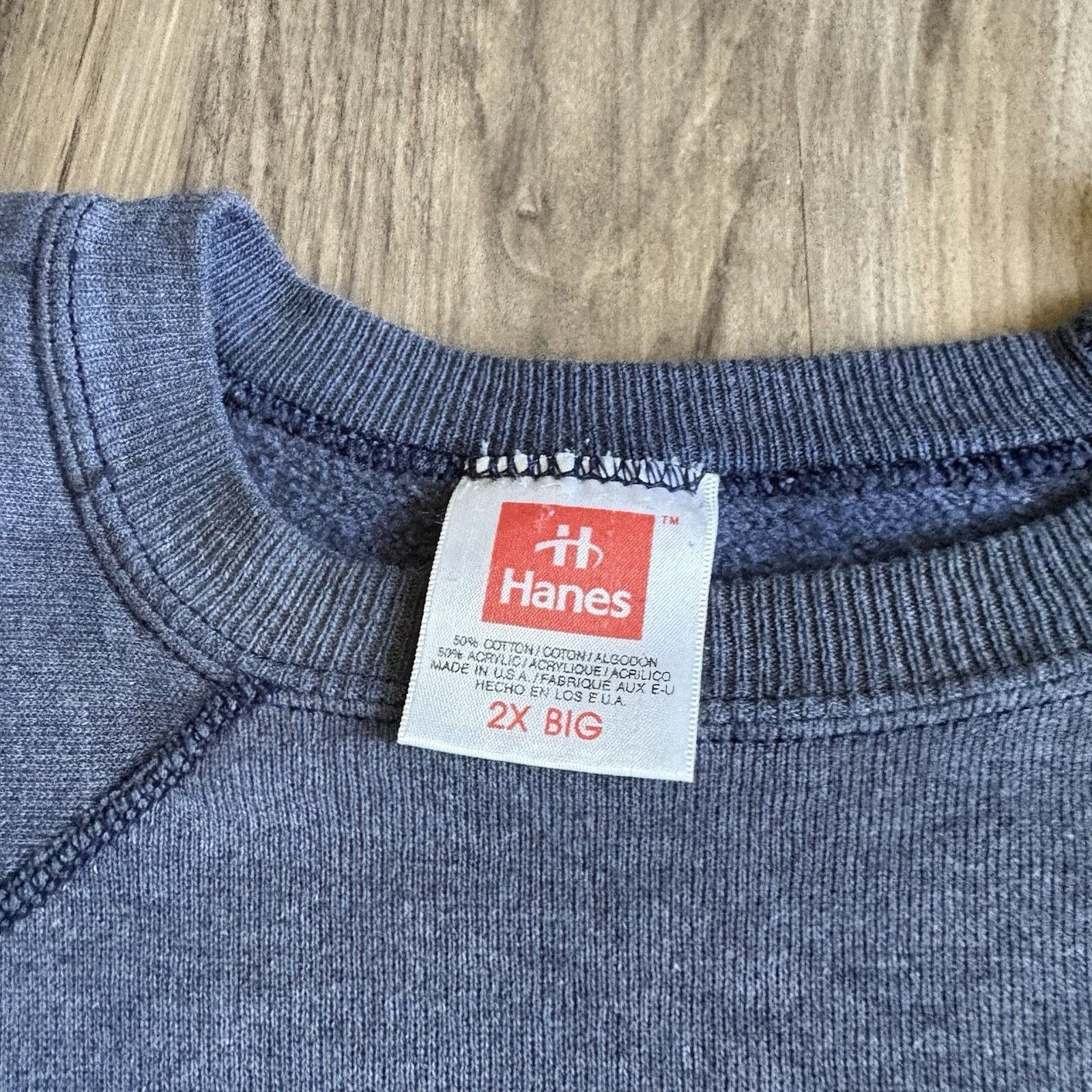 Vintage Vintage Blank Faded Sweatshirt Size XXL Burnout Grunge Size US XXL / EU 58 / 5 - 5 Thumbnail