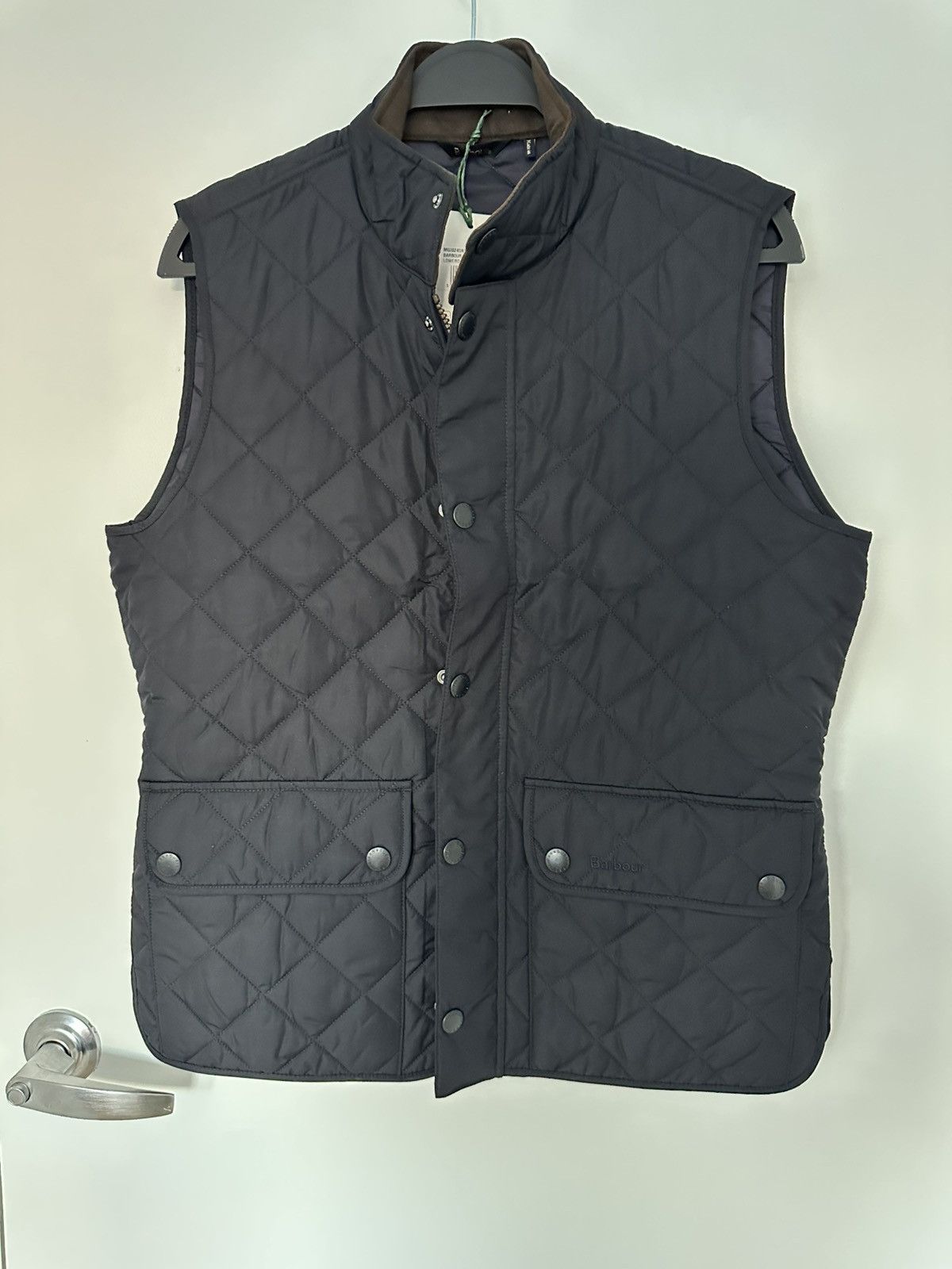 Barbour Barbour Quilted Navy Vest Mens Size US S / EU 44-46 / 1 - 1 Thumbnail