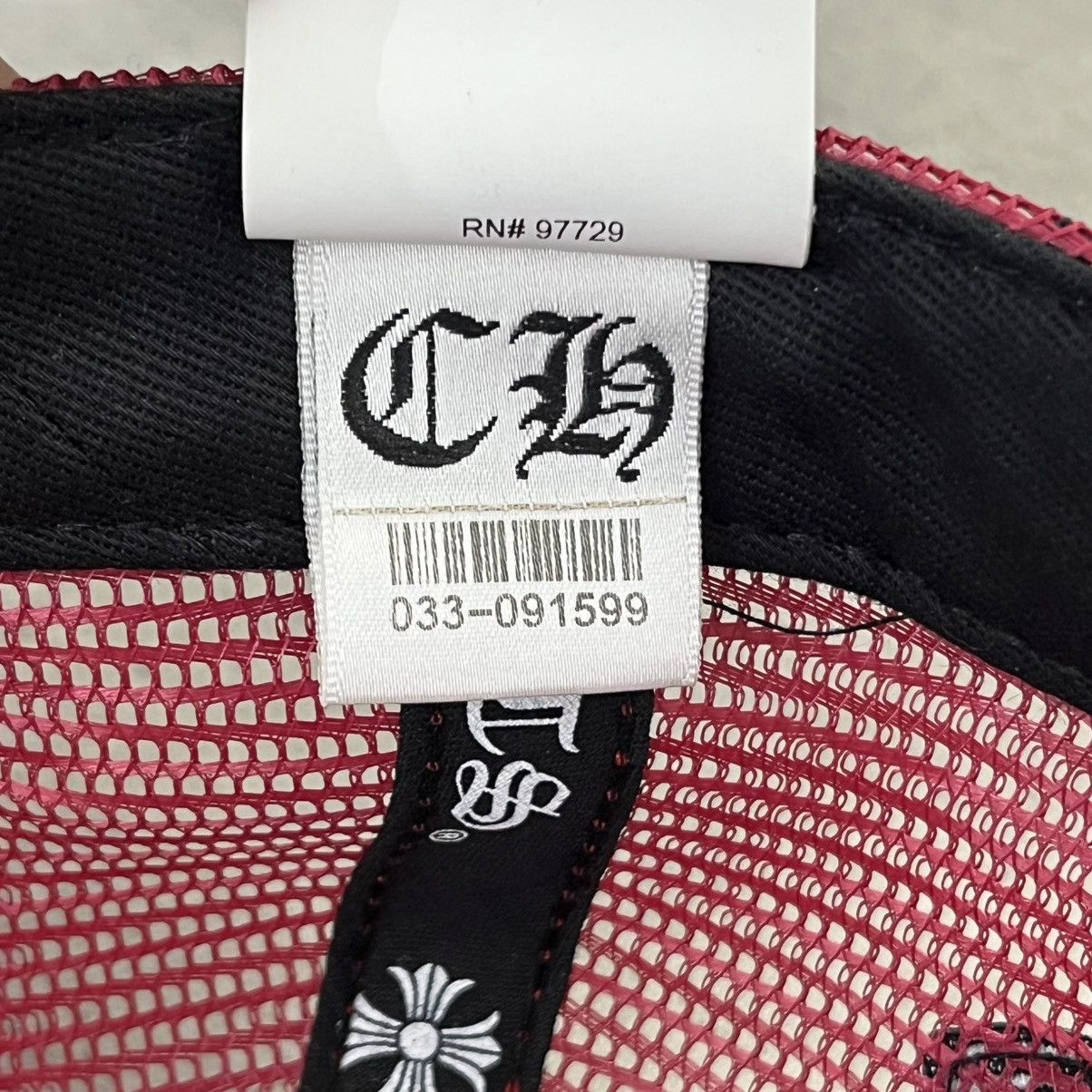 Chrome Hearts Chrome Hearts KING TACO Trucker Hat Red/White Size ONE SIZE - 10 Thumbnail