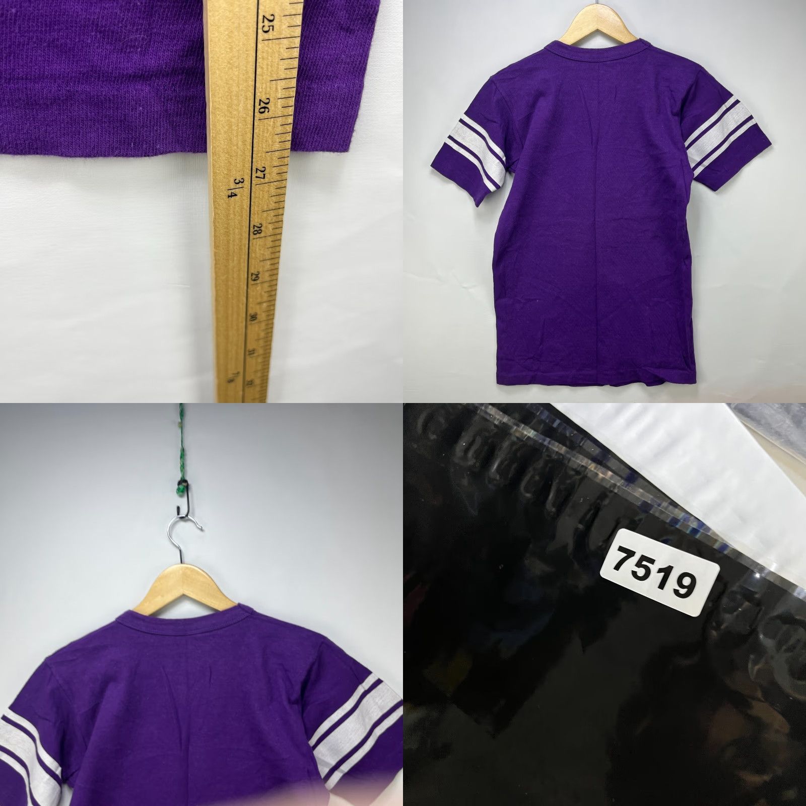 Champion VINTAGE Champion Minnesota Vikings Single Stitch T-Shirt Medium Men Purple 80s Size US M / EU 48-50 / 2 - 8 Thumbnail