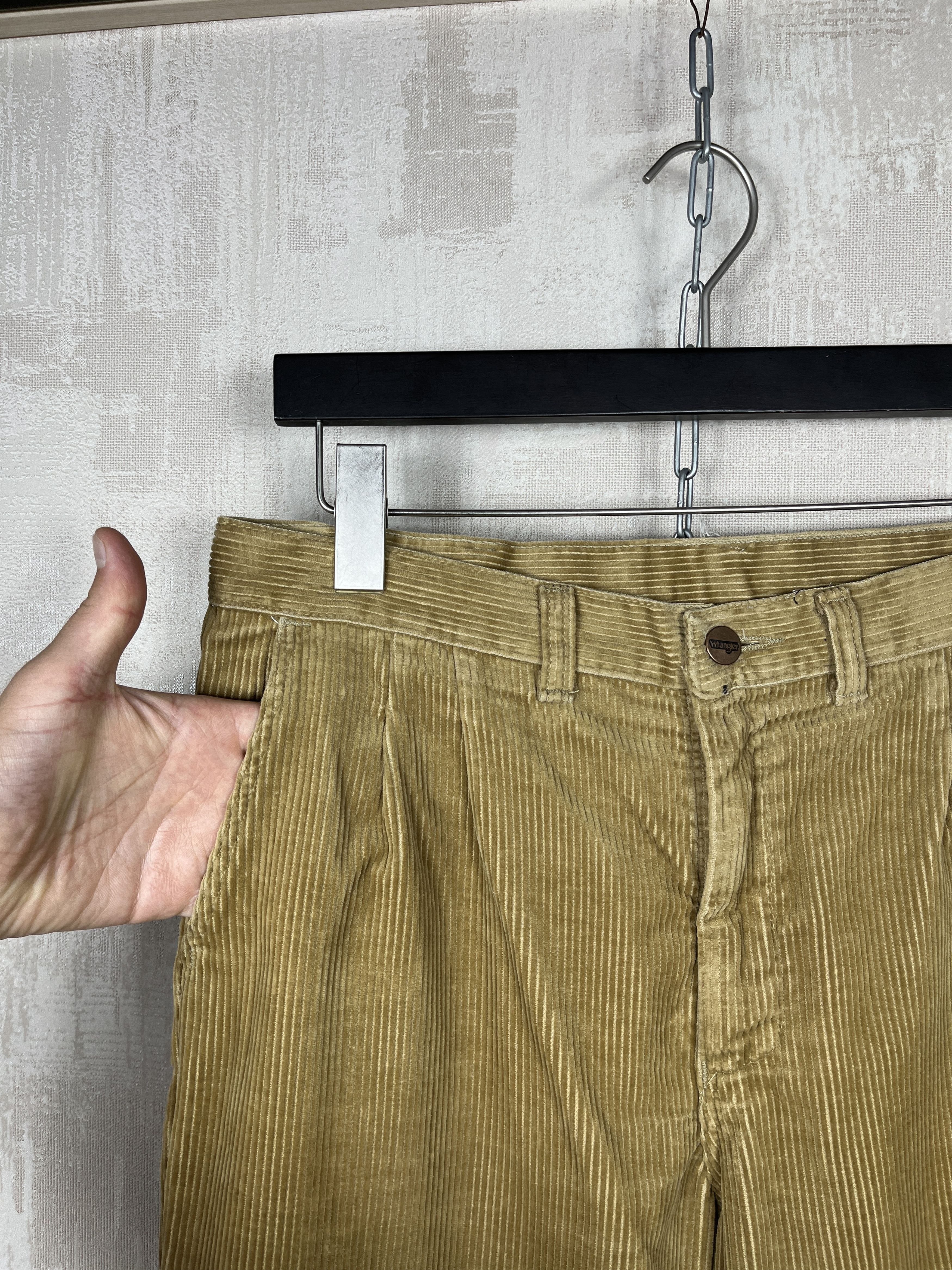 Vintage 70s 80s Wrangler Corduroy Vintage Chino Pants Eclair Zip Size US 34 / EU 50 - 7 Thumbnail