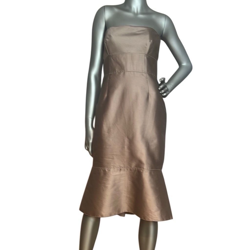 Lela Rose NWT Lela Rose Strapless Sheath Dress (023) Size S / US 4 / IT 40 - 1 Thumbnail