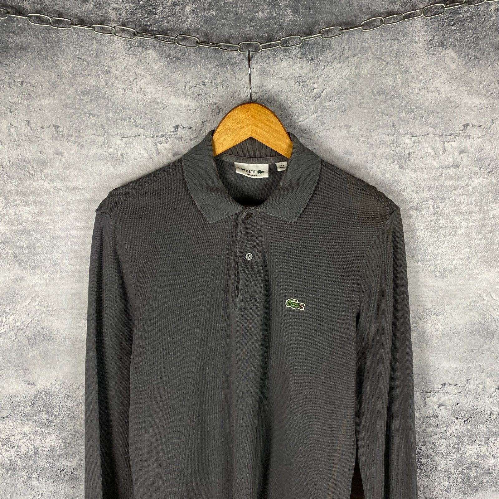 Lacoste Lacoste Polo Longsleeve Men's Size S Gray` Size US S / EU 44-46 / 1 - 2 Thumbnail