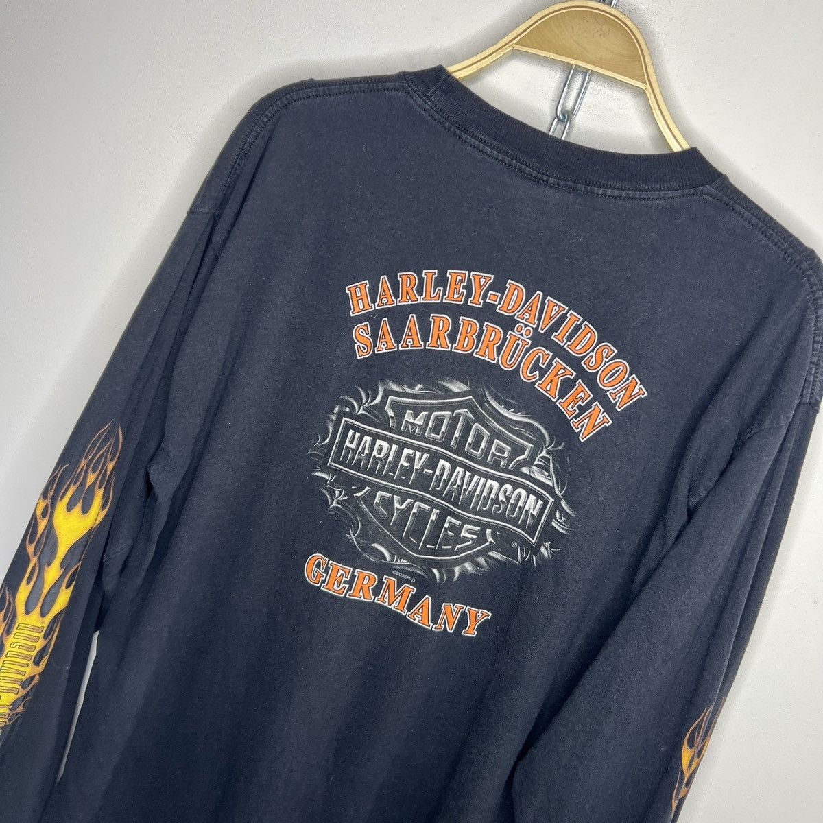 Harley Davidson × Vintage Vintage Harley Davidson long sleeve tee Size US XL / EU 56 / 4 - 11 Thumbnail