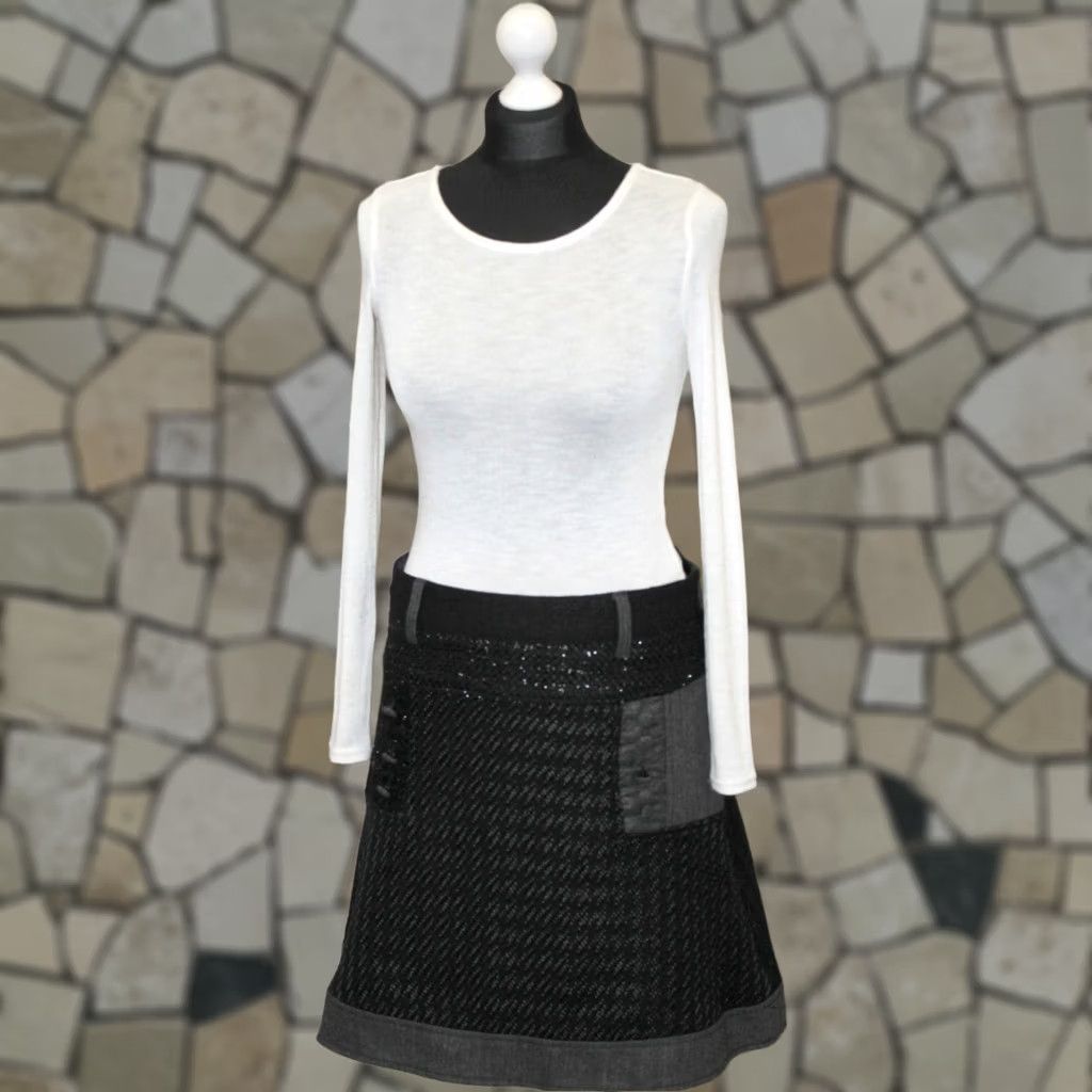 Desigual Desigual womens skirt Grey Size 40 Size 27" / US 4 / IT 40 - 1 Thumbnail