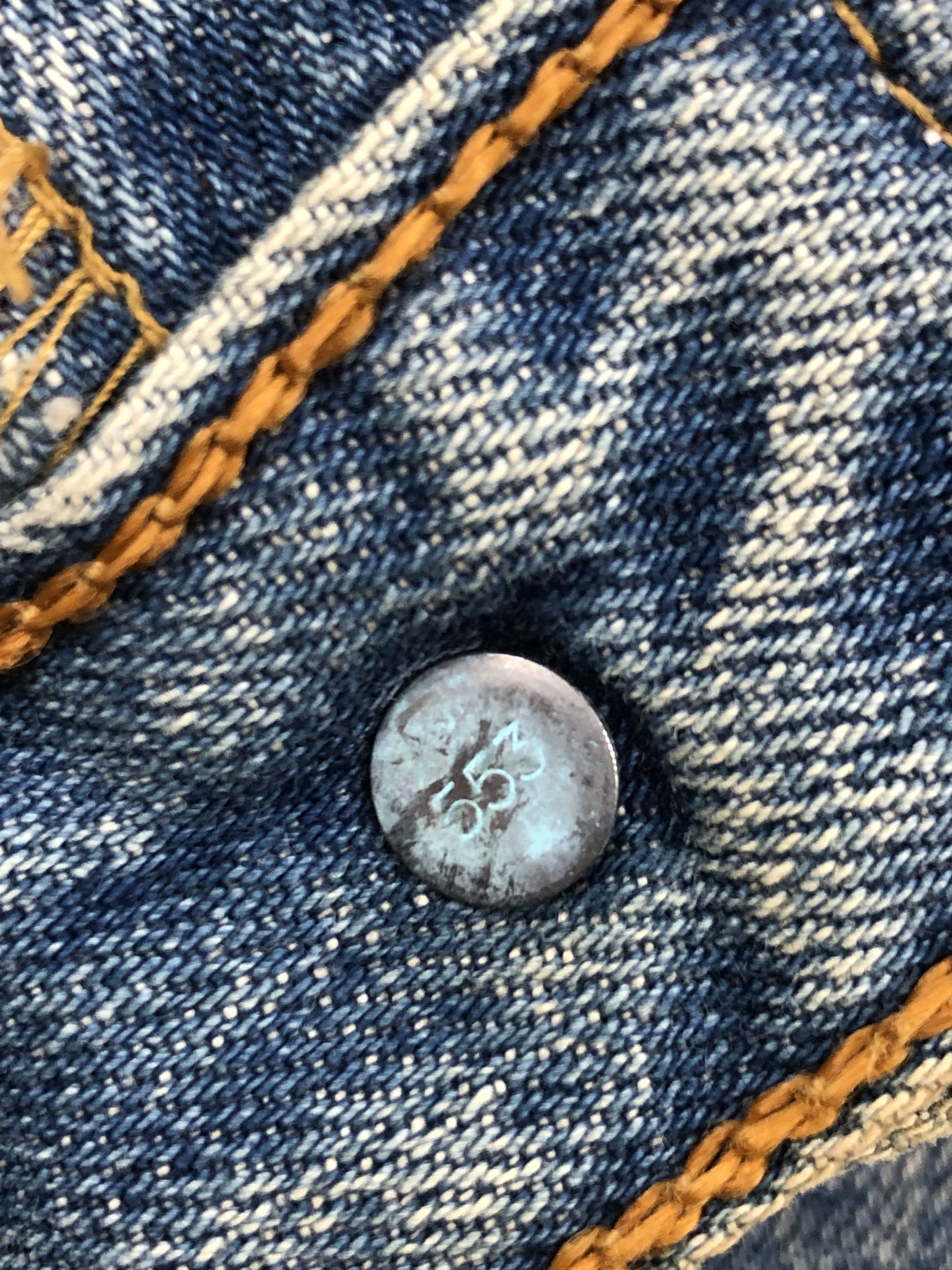 Levi's Vintage 90s Levi's 501 Button Fly Blue Faded Jeans DPP0091 Size US 32 / EU 48 - 10 Thumbnail
