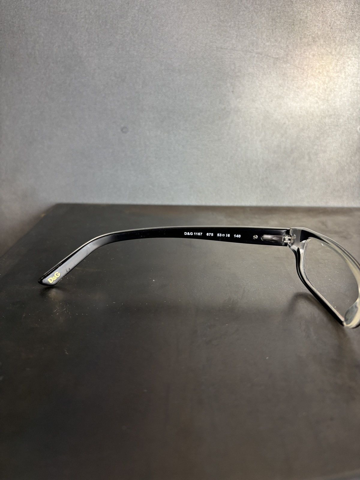 Dolce & Gabbana Vintage Dolce & Gabbana Glasses Frames 2000s Y2K Rectangular Size ONE SIZE - 9 Thumbnail