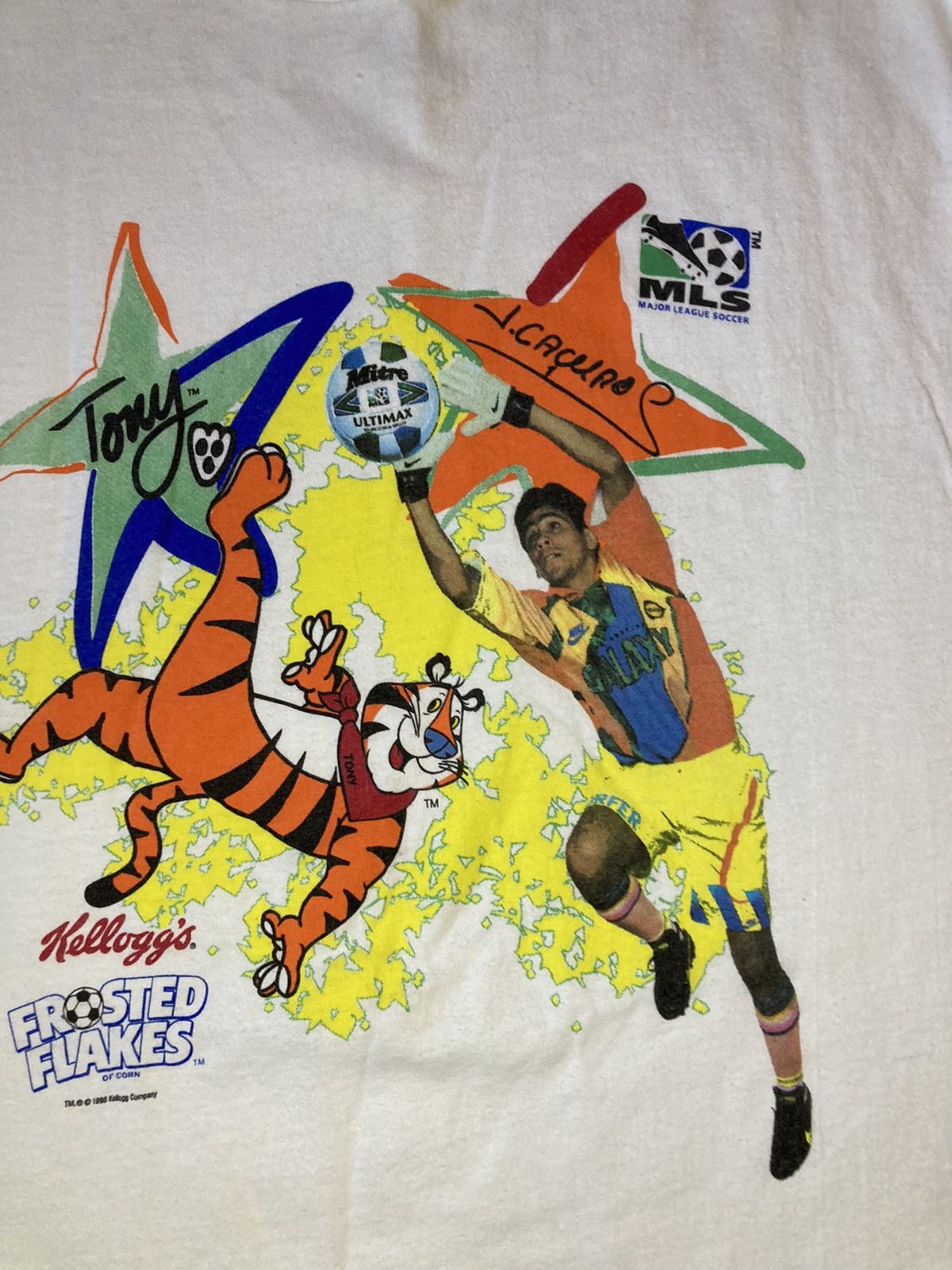 Vintage Vintage mls galaxy Jorge campos Kellogg’s 1996 shirt xl Size US XL / EU 56 / 4 - 3 Thumbnail