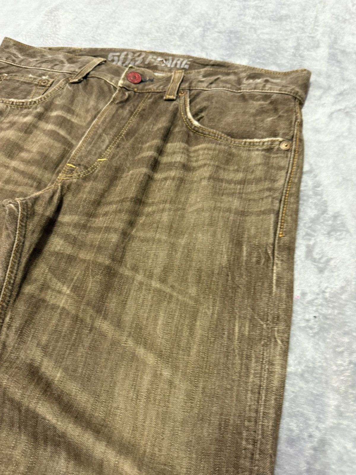 Edwin Edwin 503 Flare Faded Brown Bootcut Jeans Size US 34 / EU 50 - 9 Thumbnail