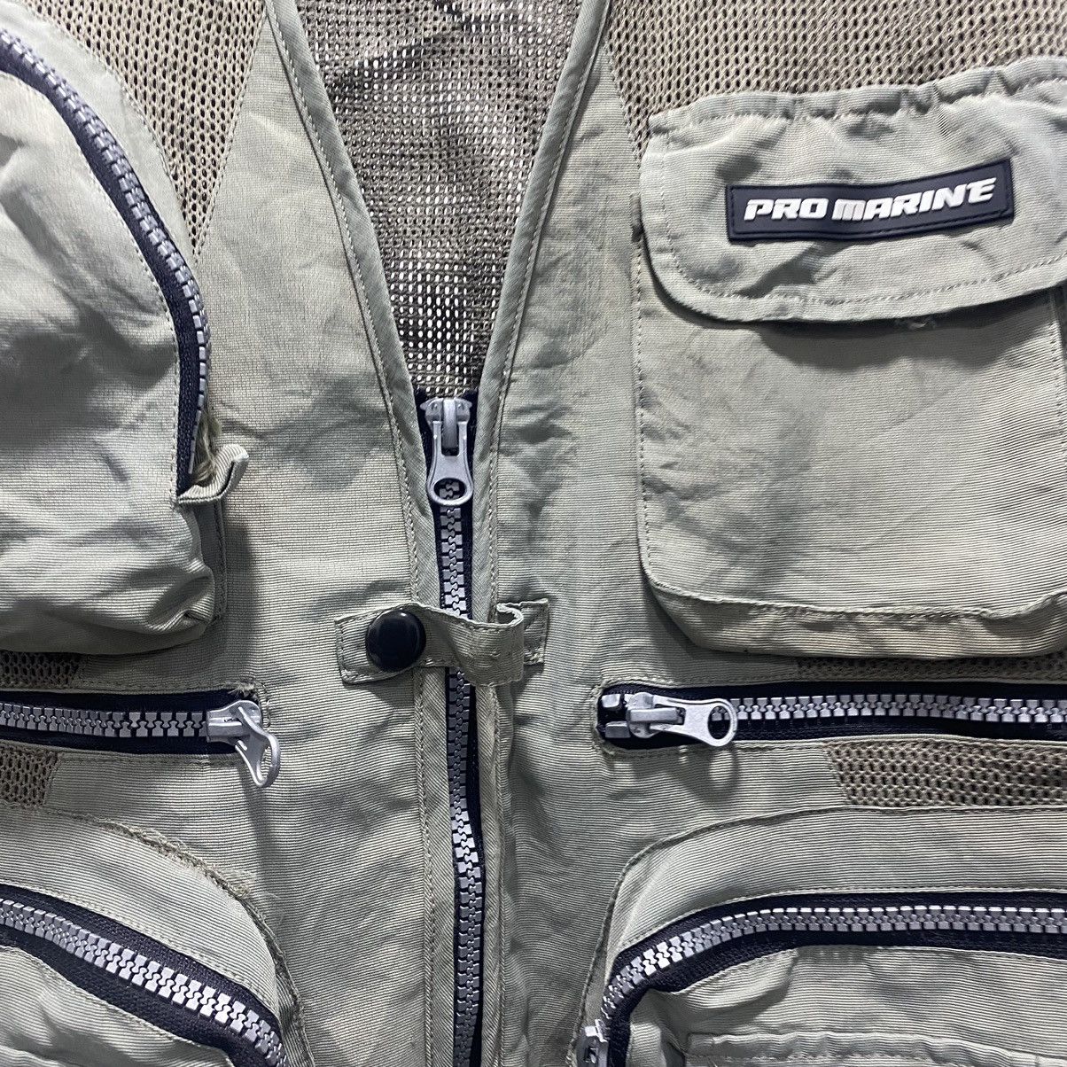 Vintage Pro Marine Utility Cargo Vest Multi Pocket 90s Size US M / EU 48-50 / 2 - 7 Thumbnail