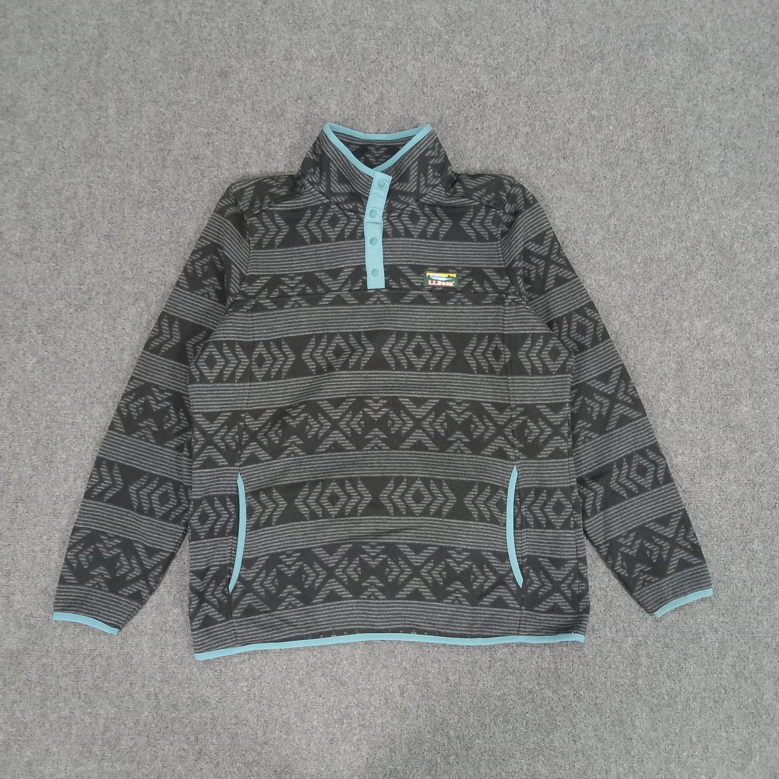 L.L. Bean × Vintage L.L. Bean Outdoor Style Fleece Sweater Size US M / EU 48-50 / 2 - 1 Thumbnail
