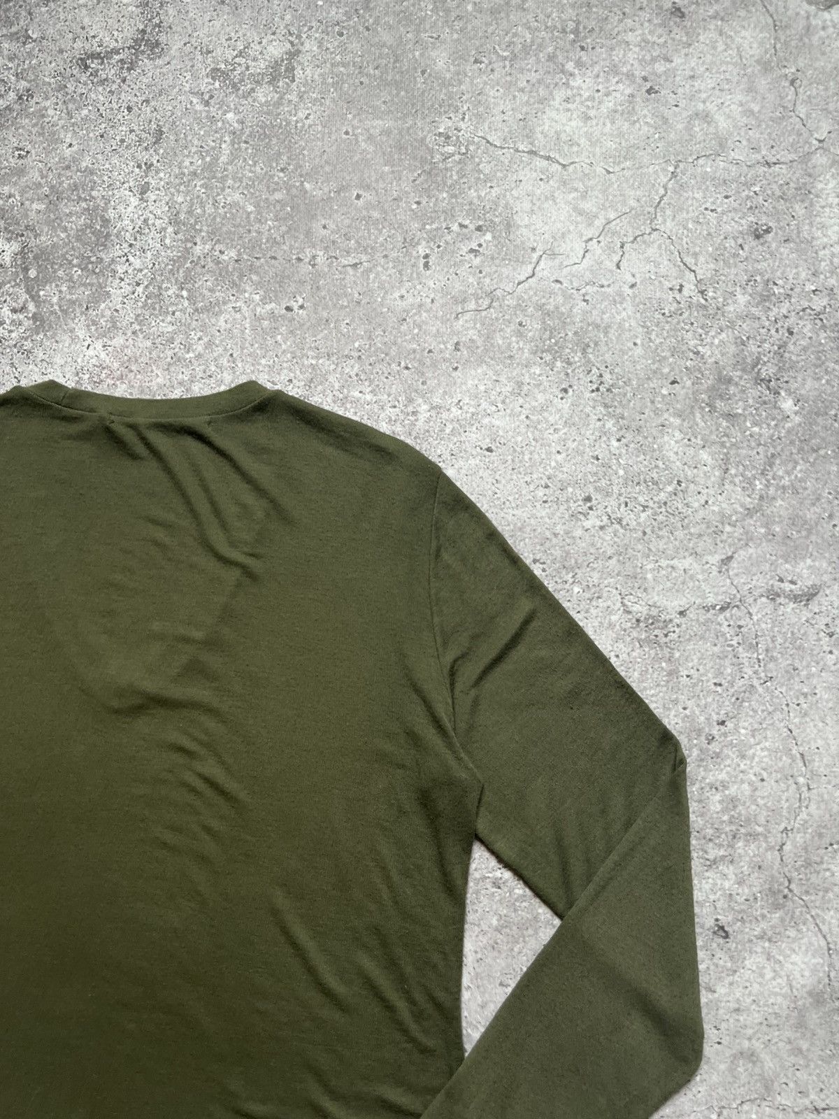 Transit × Transit Uomo Transit Par Such V-neck Sweater Long Sleeve Green Size XS / US 0-2 / IT 36-38 - 15 Thumbnail