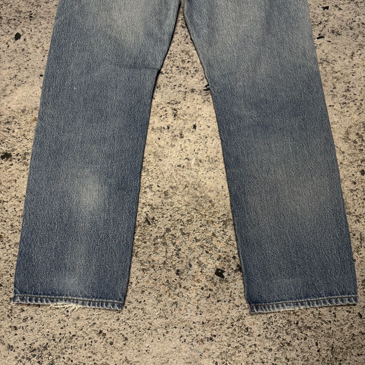 Levi's Levi’s 505 Faded Thrashed Distressed Jeans ERD Grunge Chrome Size US 35 - 10 Thumbnail