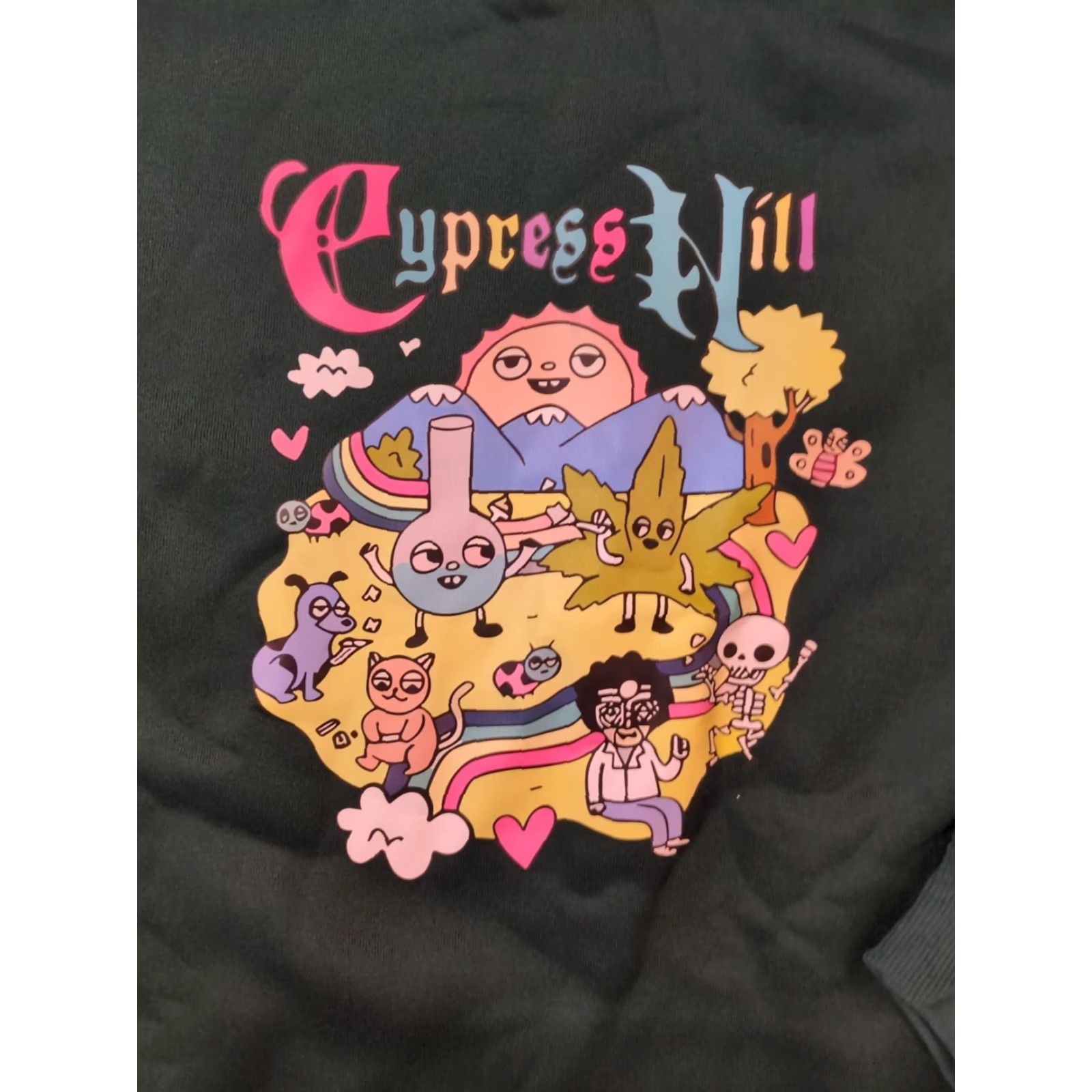 Vintage Cypress Hill Hoodie B-Real Sen Dog DJ Muggs West Coast hip hop 47" Chest L Green Hoodie Unbranded Unisex Adults Men's Women? Size US L / EU 52-54 / 3 - 7 Thumbnail