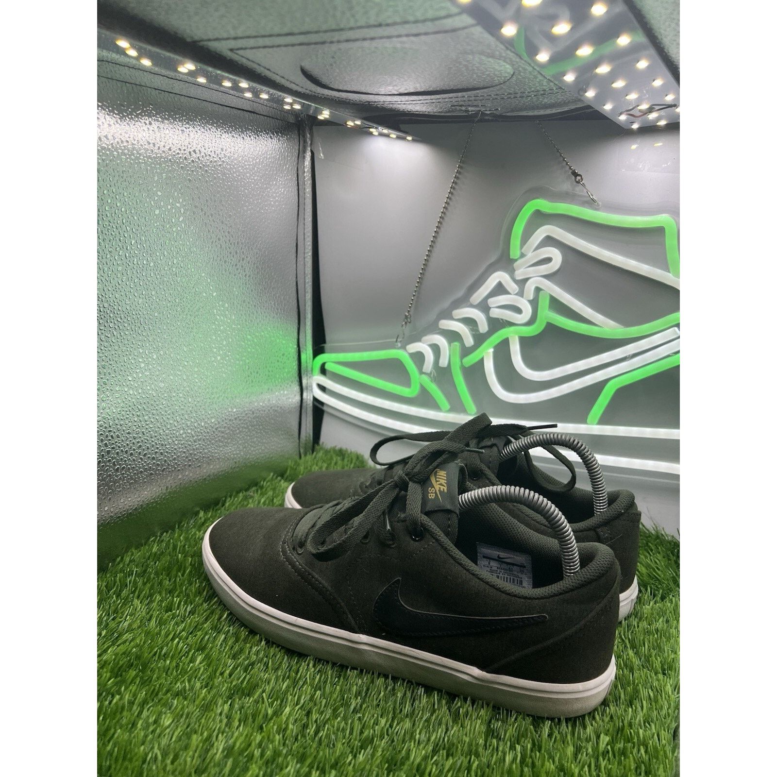 Nike Nike SB Check Solar Canvas Olive Green Men’s Size 8 Size US 8 / EU 41 - 3 Thumbnail