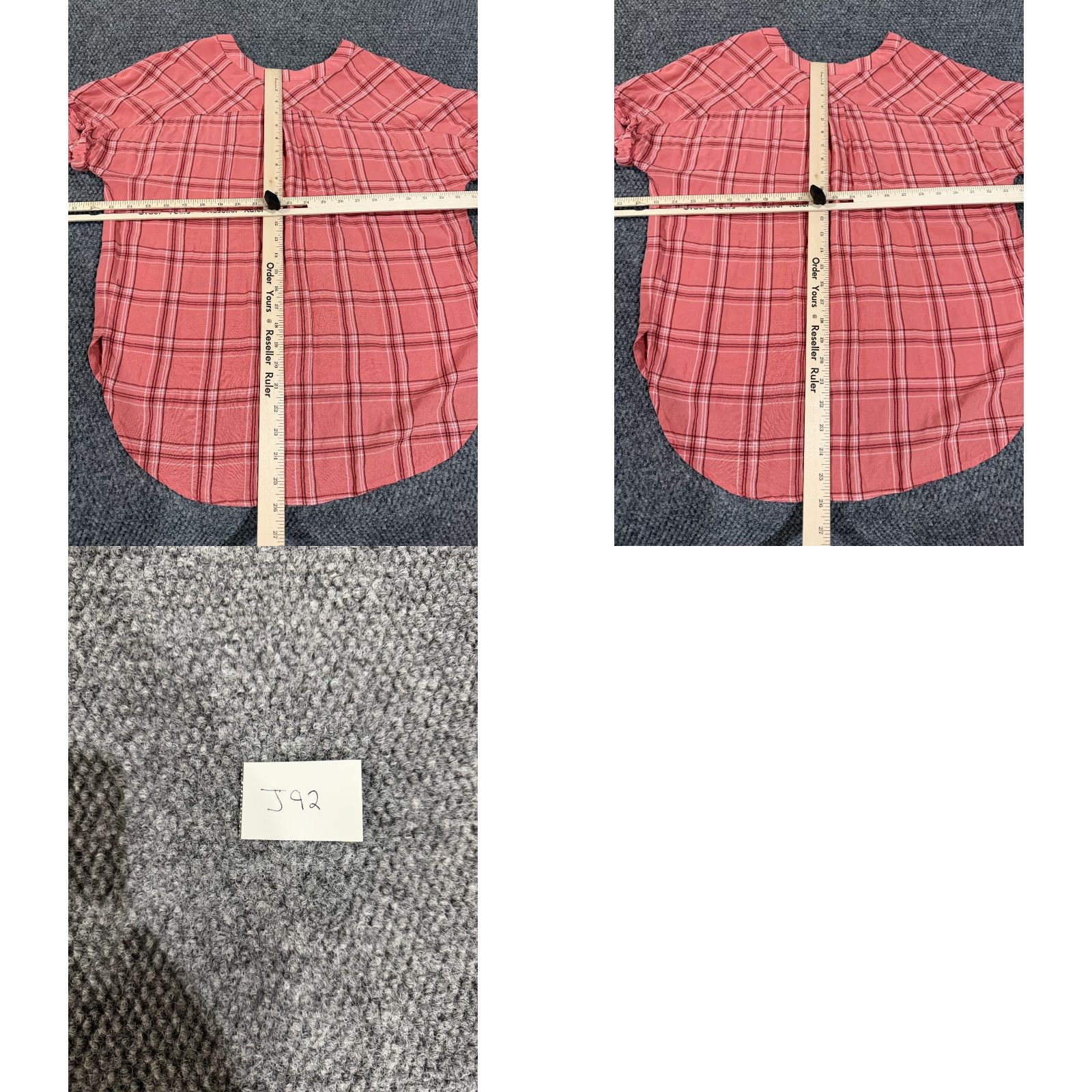 Loft **LOFT Women's Medium Pink Plaid Button Up Blouse** User: **Medium LOFT Women's Pink Plaid Button Up Blouse** Size M / US 6-8 / IT 42-44 - 8 Thumbnail