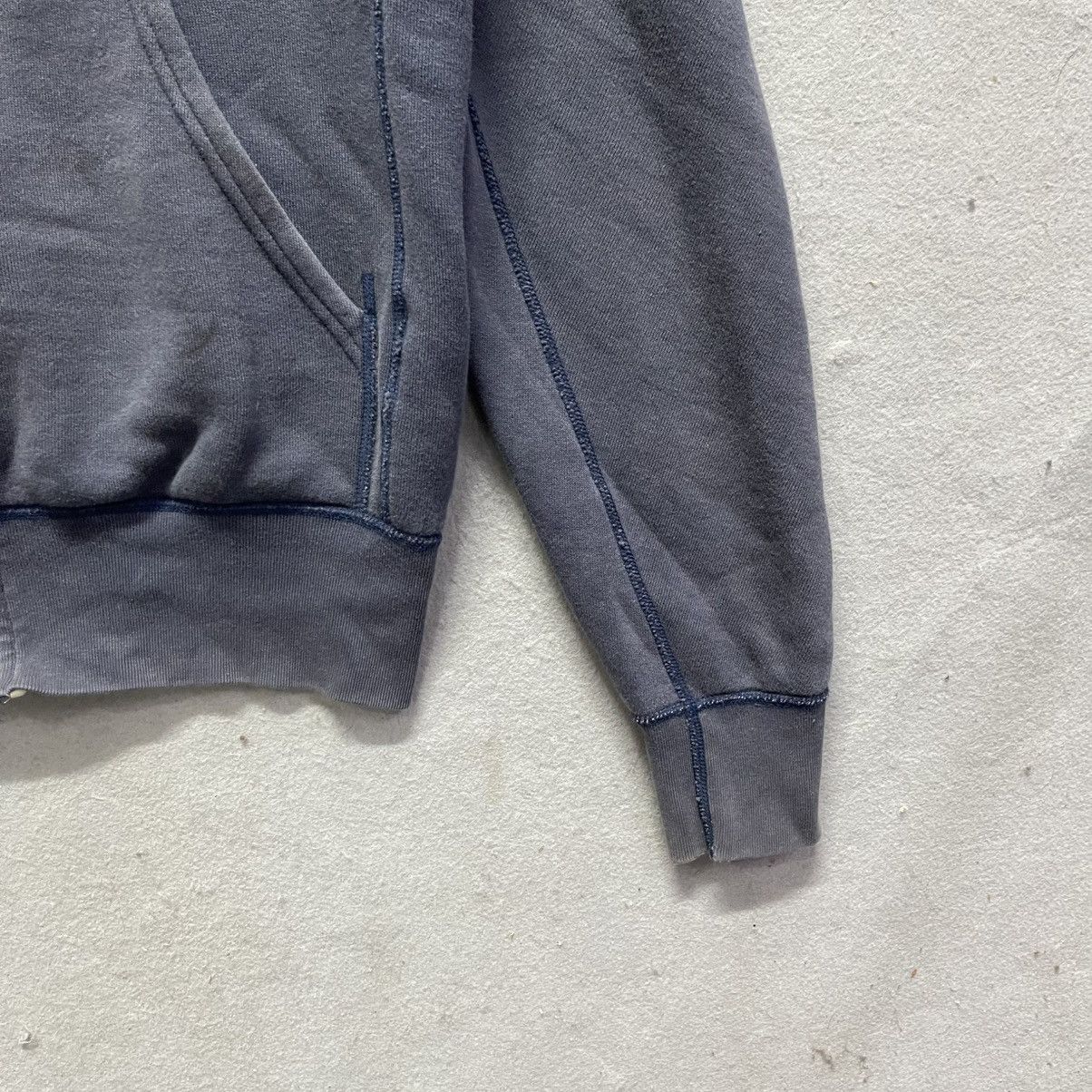 SCYE Vintage Scye Basics Zip-Up Hoodie – Navy Size US M / EU 48-50 / 2 - 4 Thumbnail