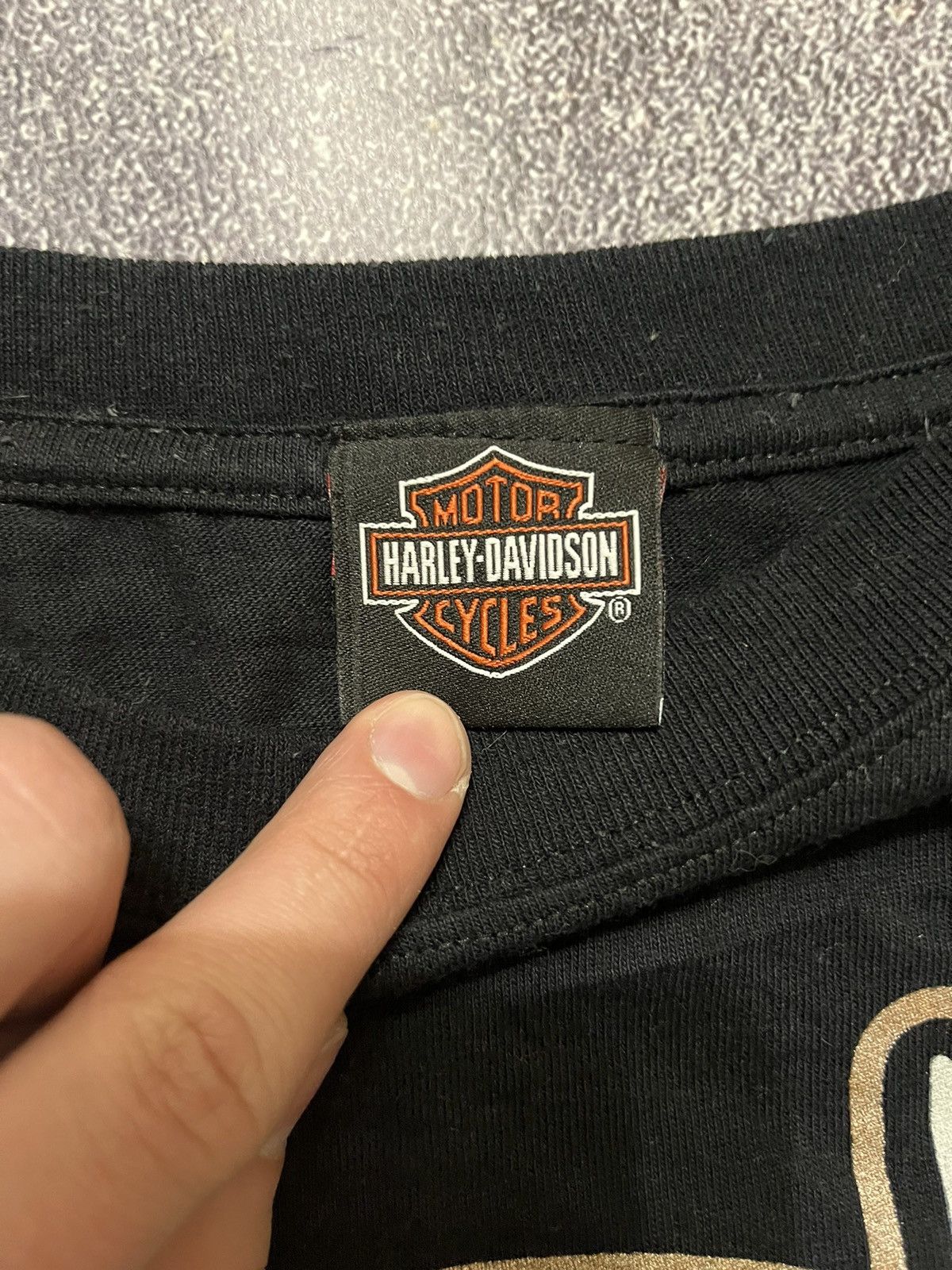 Harley Davidson × Vintage Vintage big printed HARLEY DAVIDSON TEE Size US L / EU 52-54 / 3 - 6 Thumbnail