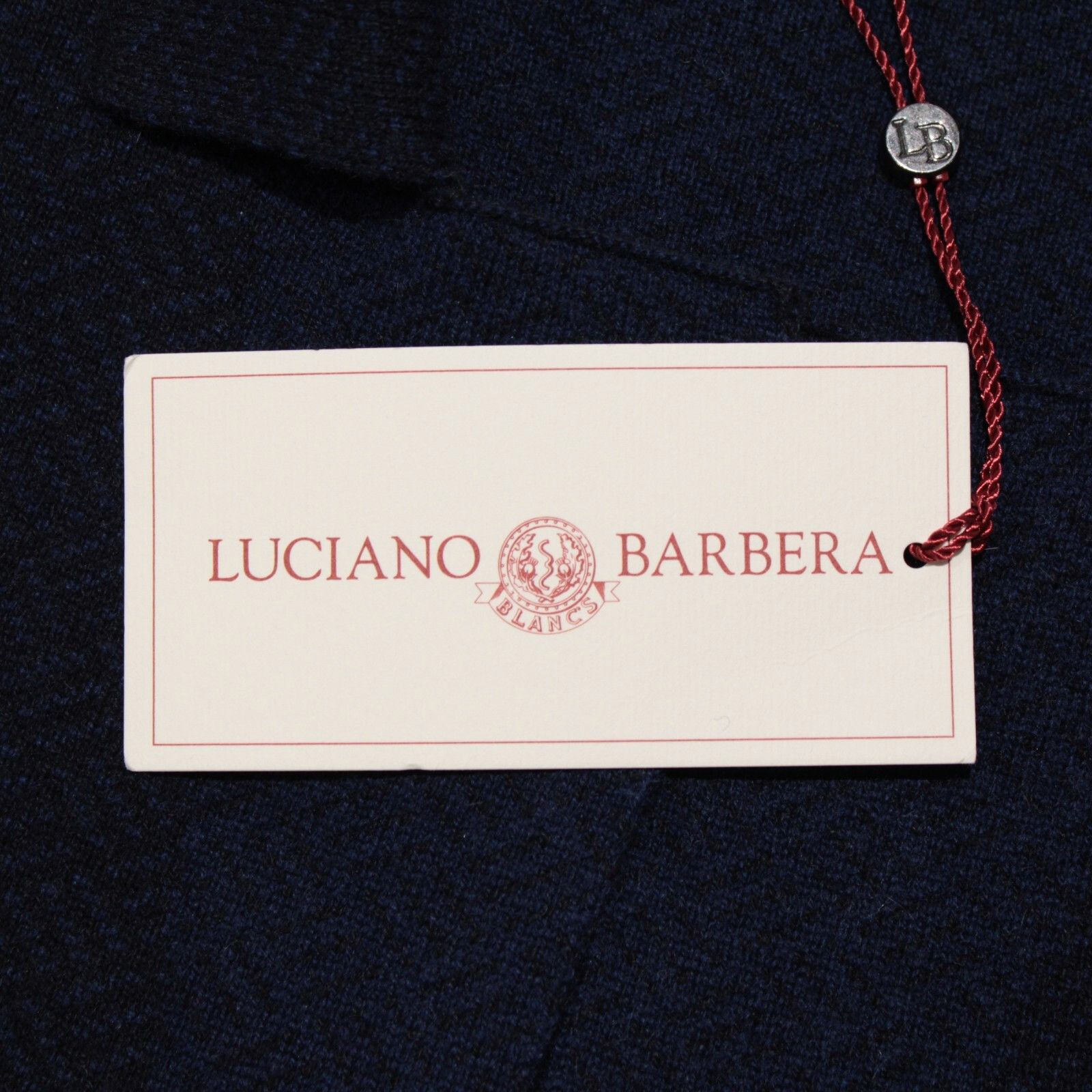 Luciano Barbera Luciano Barbera Sweater Size US M in Blue Size US M / EU 48-50 / 2 - 2 Thumbnail
