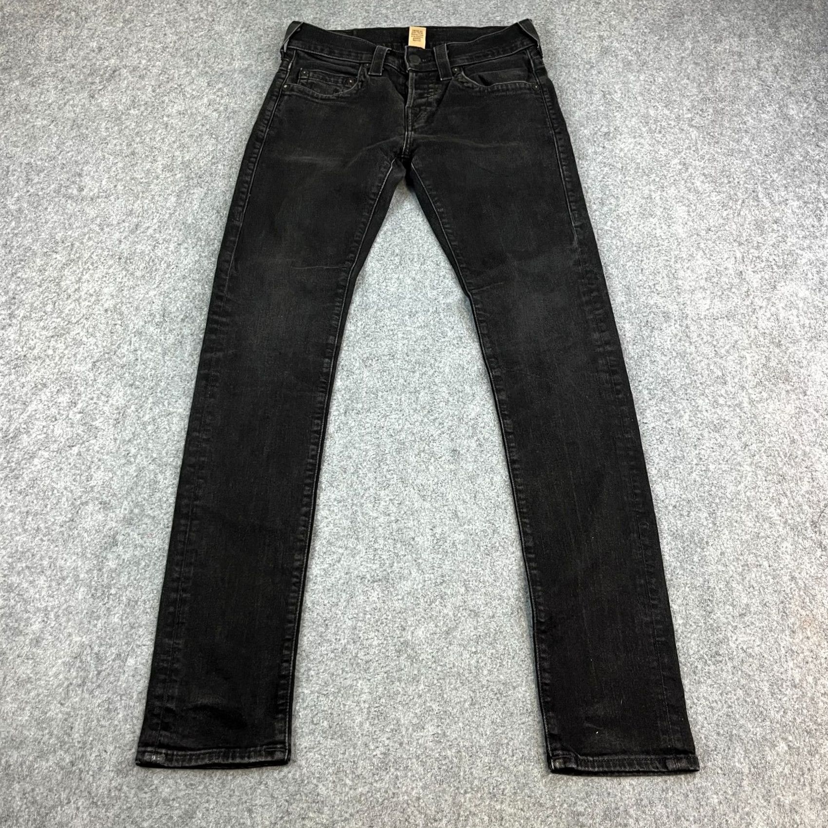 True Religion True Religion Jeans Slim Skinny 28 Dark Wash Rocco USA Made Denim 5-Pocket Mens Slim Size US 28 / EU 44 - 2 Thumbnail