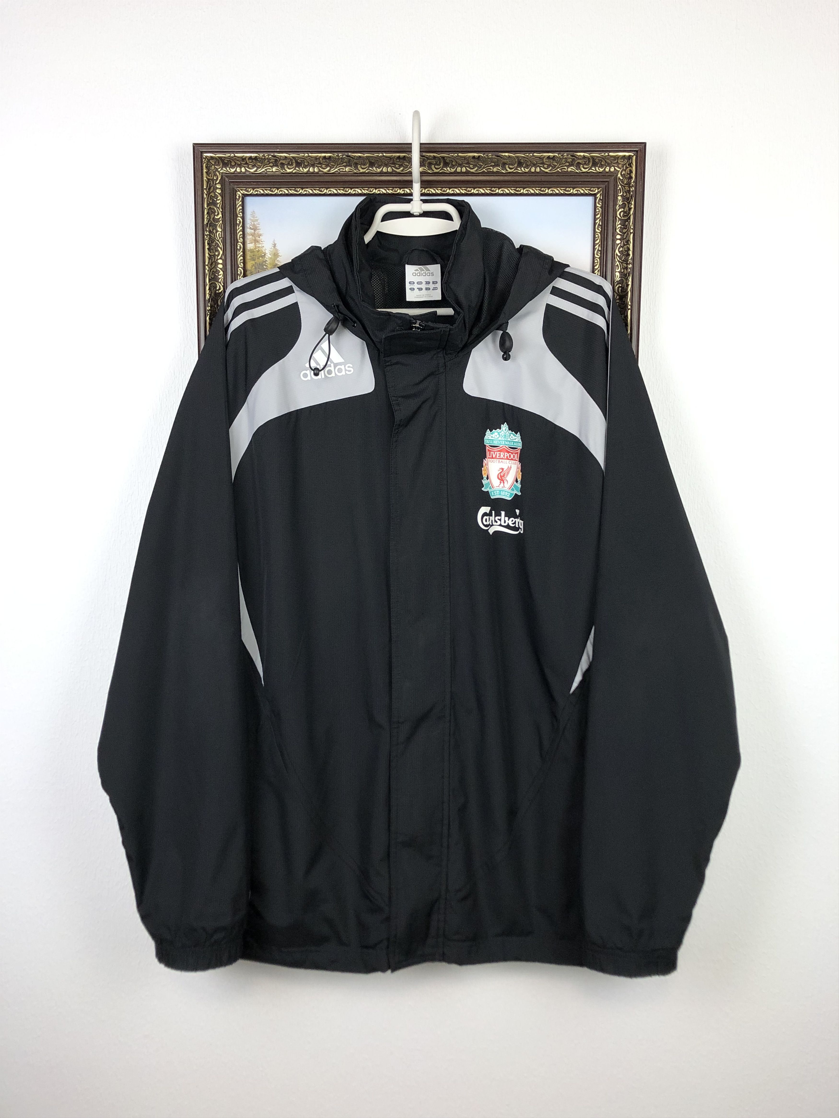 Adidas Vintage Liverpool Football Jacket Soccer Windbreaker Track Size US M / EU 48-50 / 2 - 1 Thumbnail