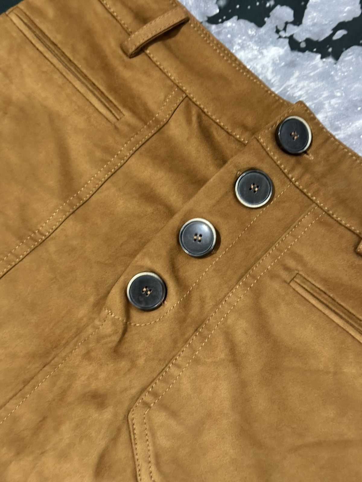 Zara Zara Trf Collection Faux Suede Skirt Size 27" / US 4 / IT 40 - 2 Thumbnail